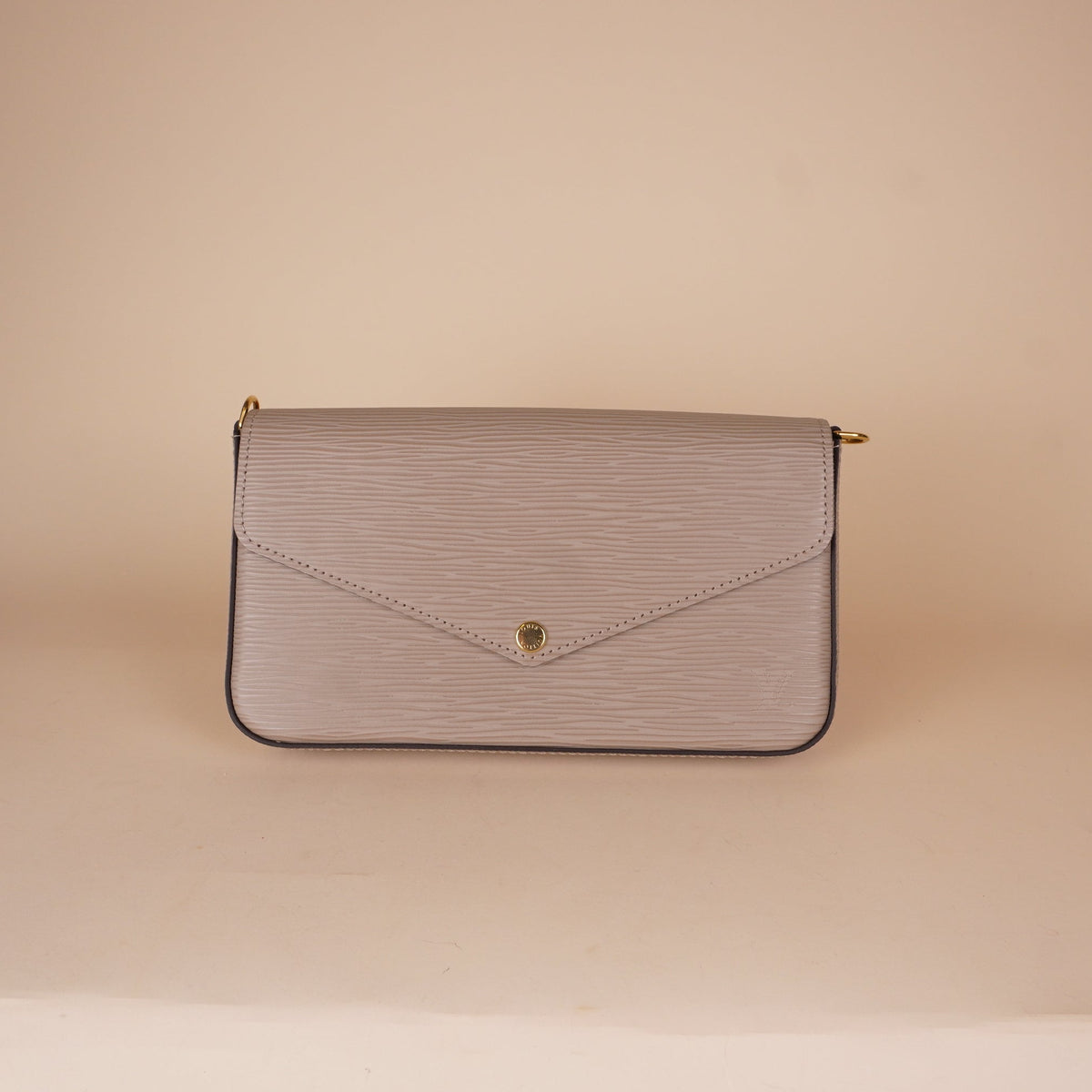 PRE-OWNED LV Félicie Pochette Galet Epi Leather Crossbody Bag