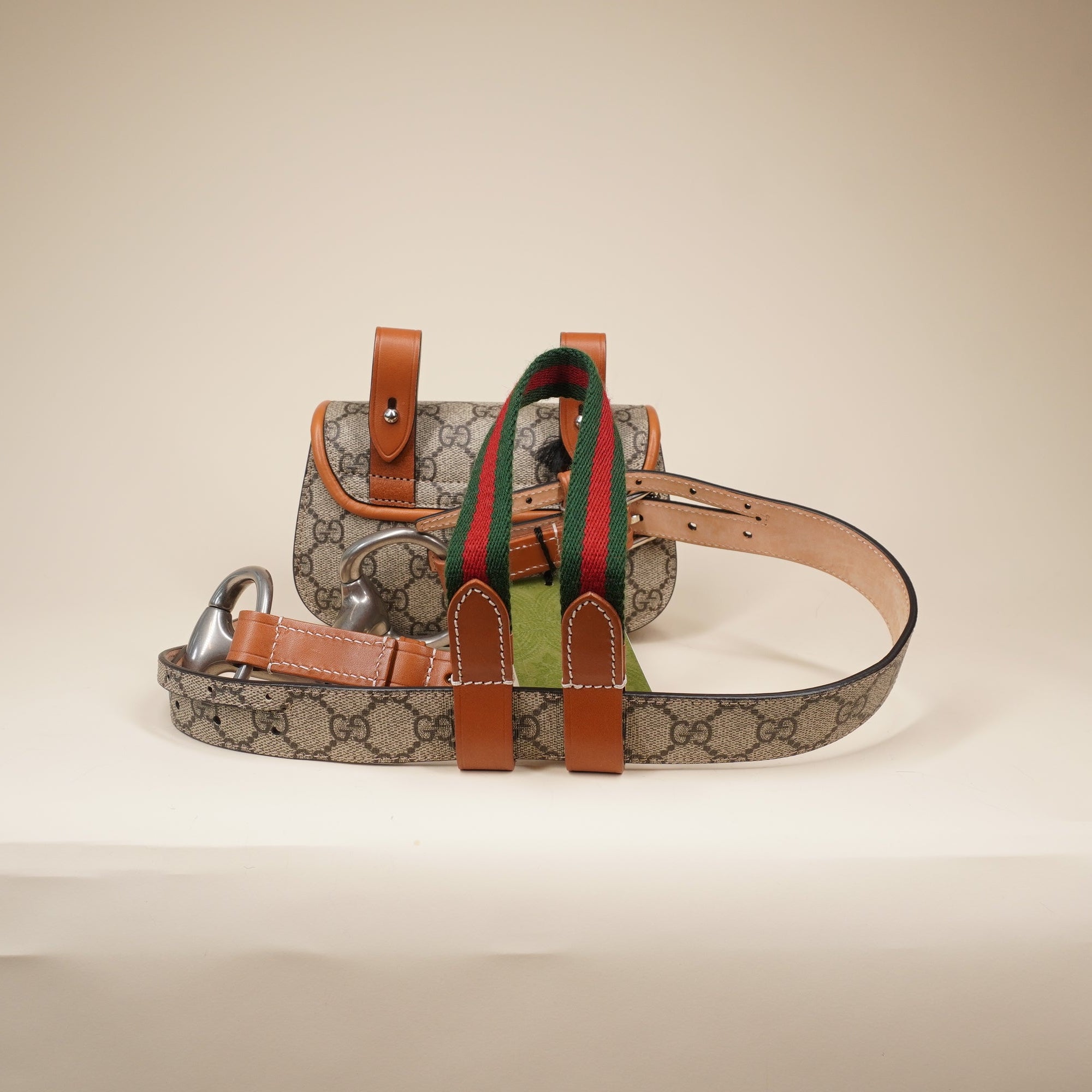 PRE-OWNED GG Runaway Bamboo 1947 Mini Belt-Shoulder Bag