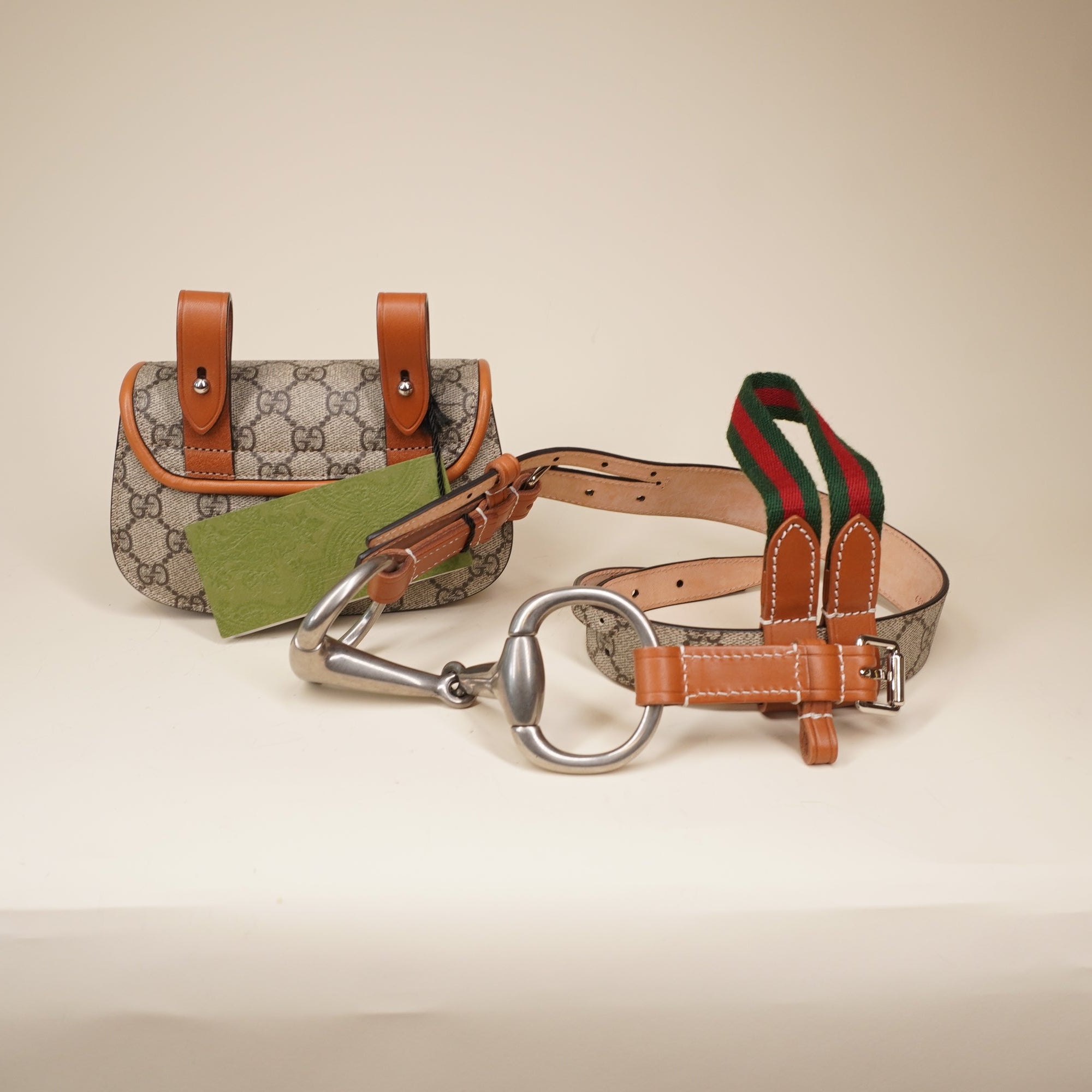 PRE-OWNED GG Runaway Bamboo 1947 Mini Belt-Shoulder Bag