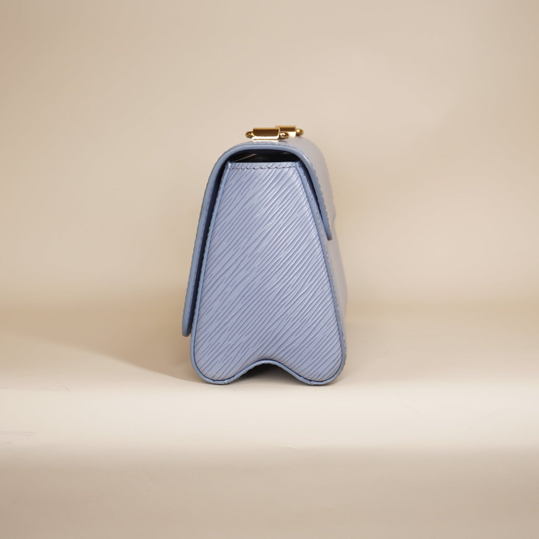 PRE-OWNED LV Twist EPI Leather Blue PM Shoulder Bag