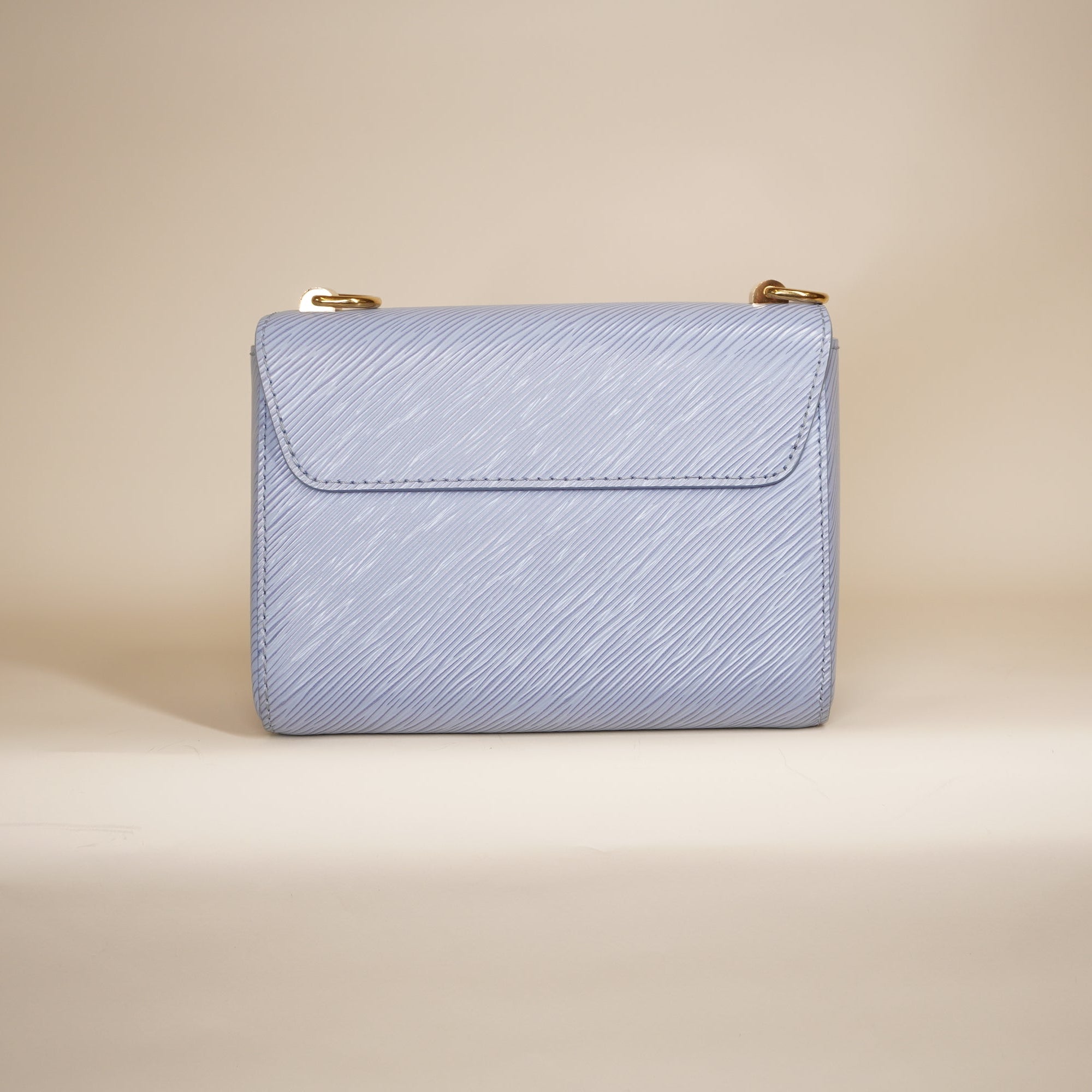 PRE-OWNED LV Twist EPI Leather Blue PM Shoulder Bag