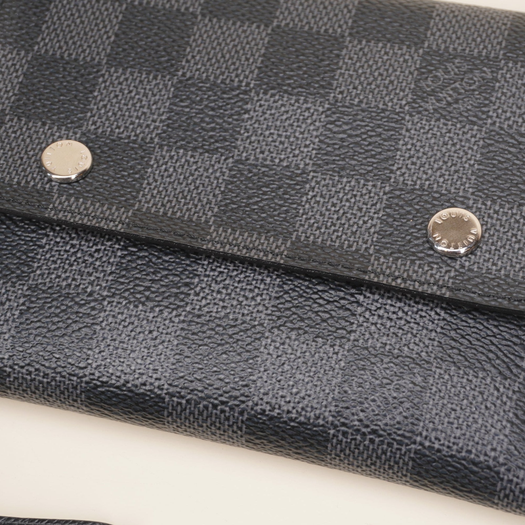 PRE-OWNED LV Damier Graphite Portefeuille Compact Modulable Wallet