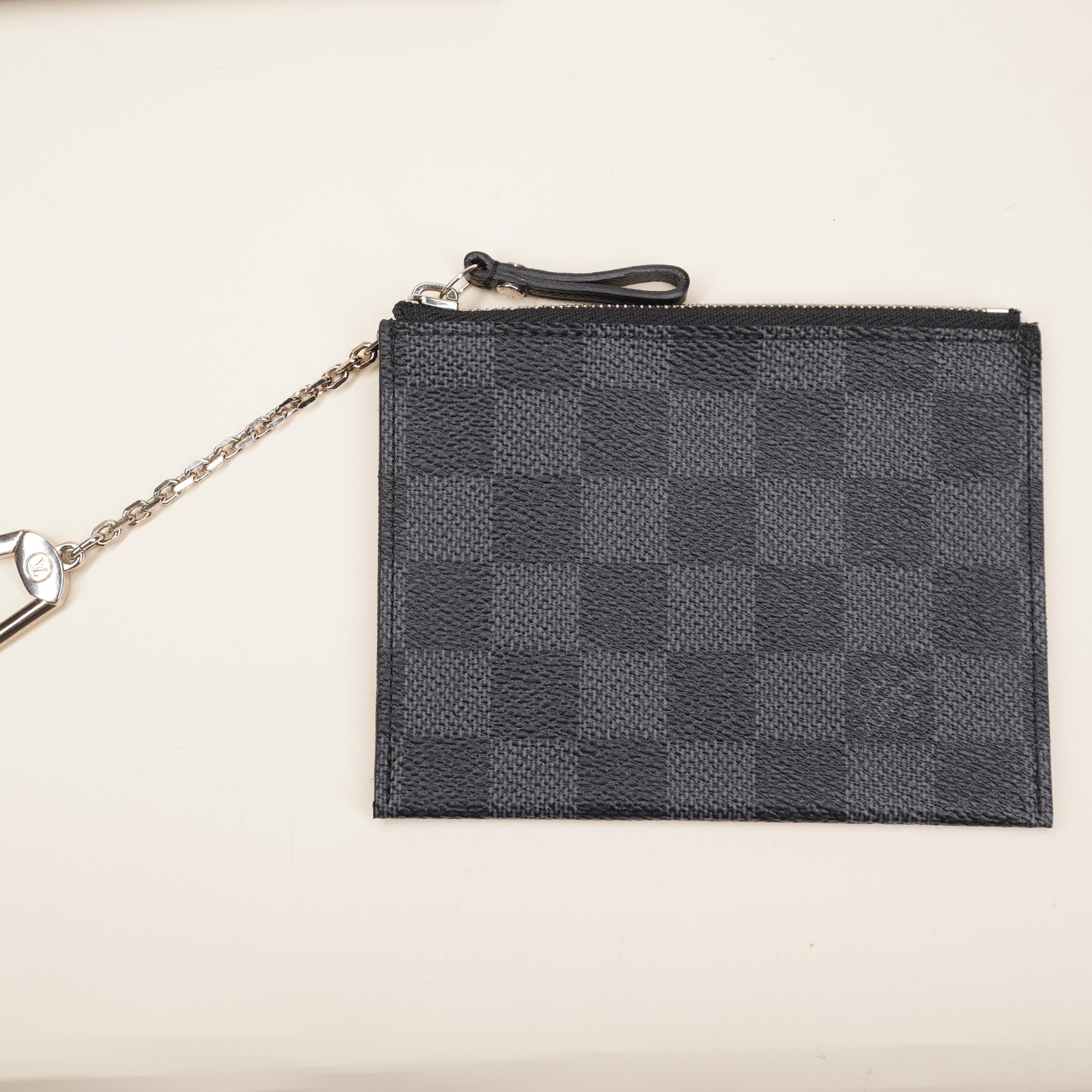 PRE-OWNED LV Damier Graphite Portefeuille Compact Modulable Wallet