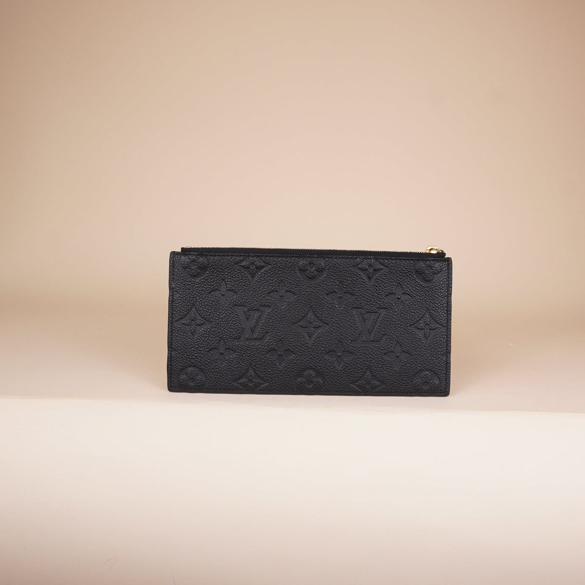 PRE-OWNED LV Empreinte Pochette Felicie Chain Wallet Black