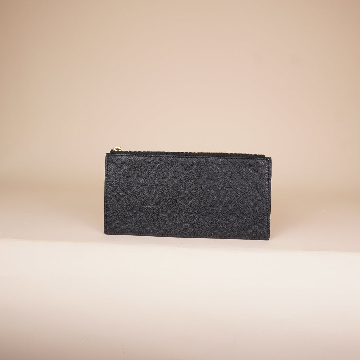 PRE-OWNED LV Empreinte Pochette Felicie Chain Wallet Black