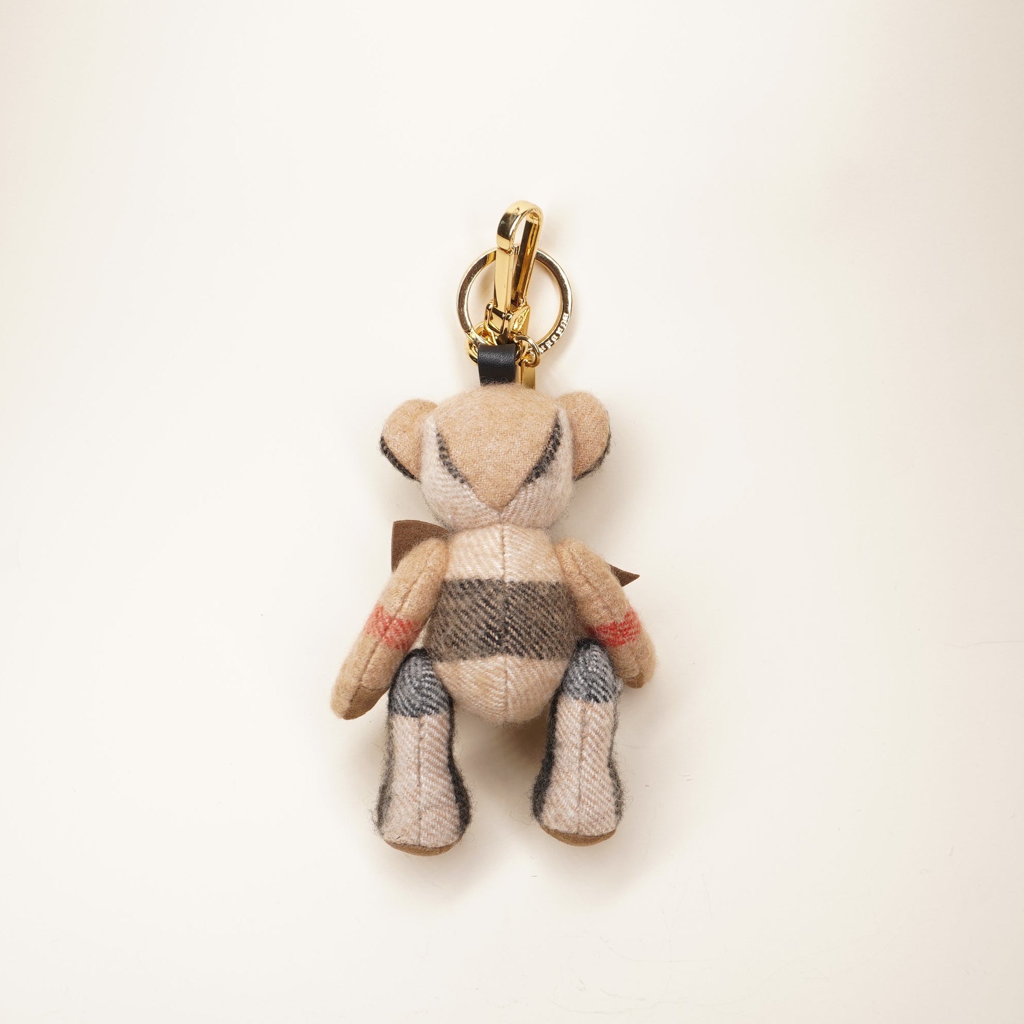 PRE-OWNED Brown Teddy Bear Bag Charm