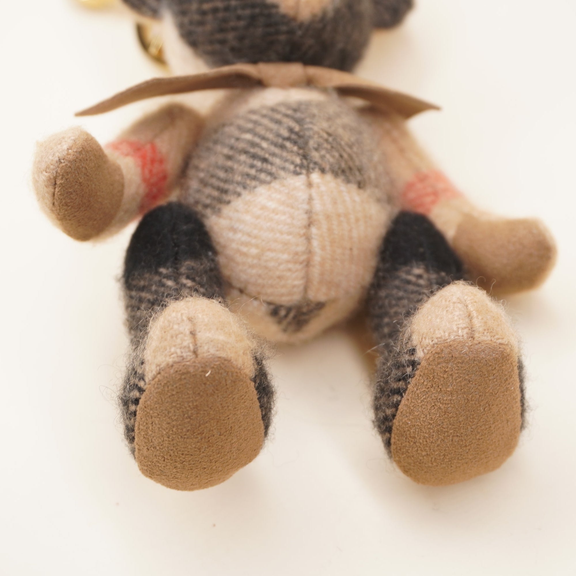 PRE-OWNED Brown Teddy Bear Bag Charm