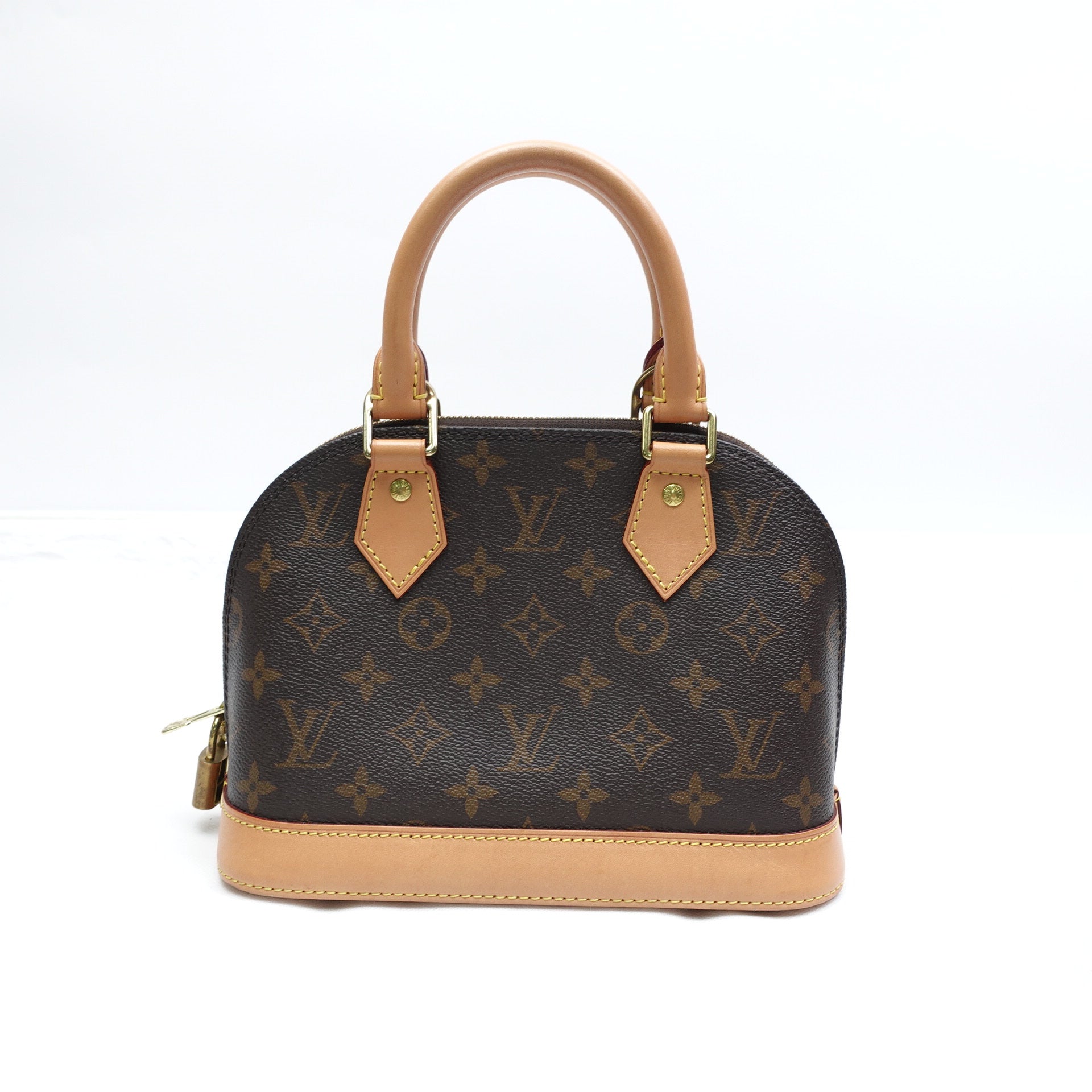 Bolso bandolera Alma BB de lona con monograma LV de segunda mano