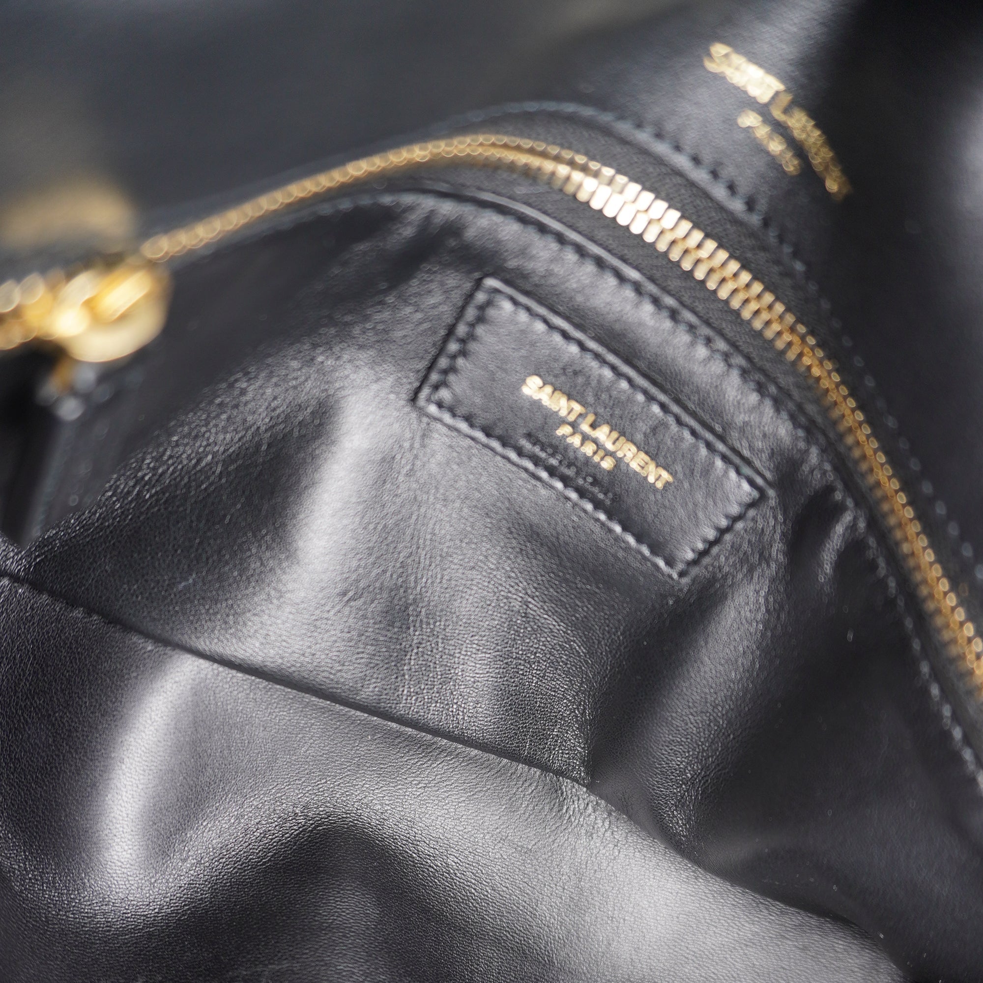 PRE-OWNED Suede Leopard Print Monogram Tassel Kate 99 Crossbody Bag