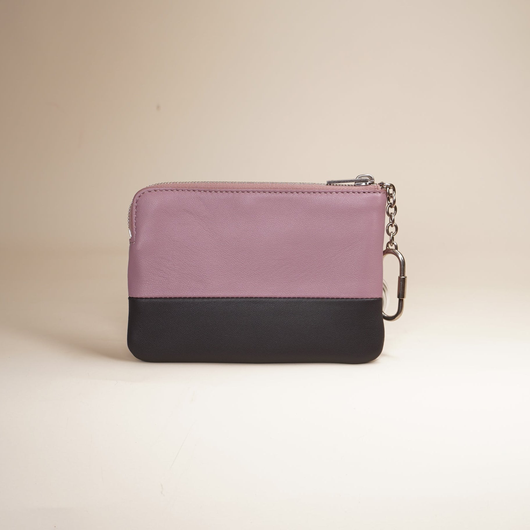 PRE-OWNED 2018 Bicolor Solo Key Pouch Wallet