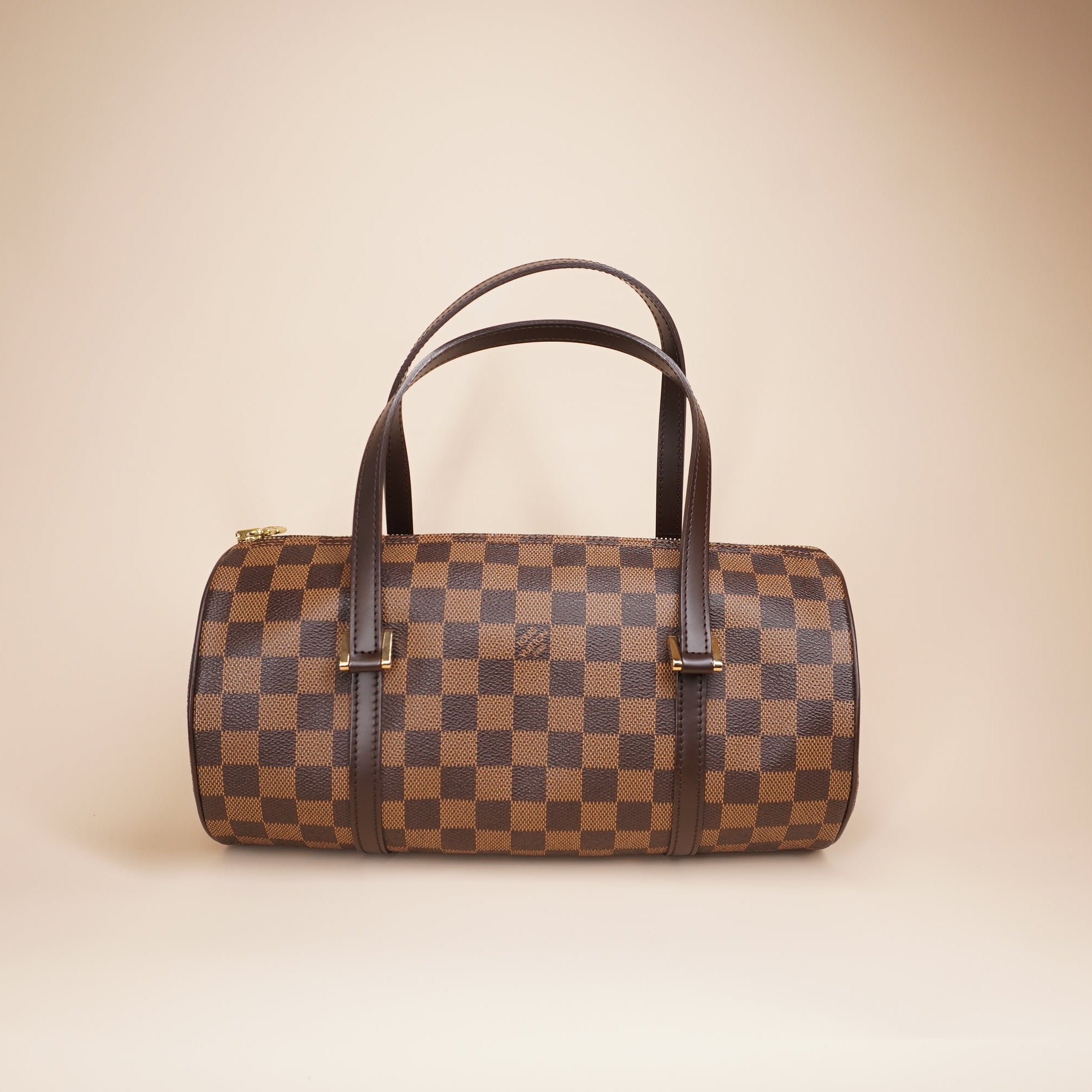 PRE-OWNED LV Papillon 30 Damier Ebene Handbag