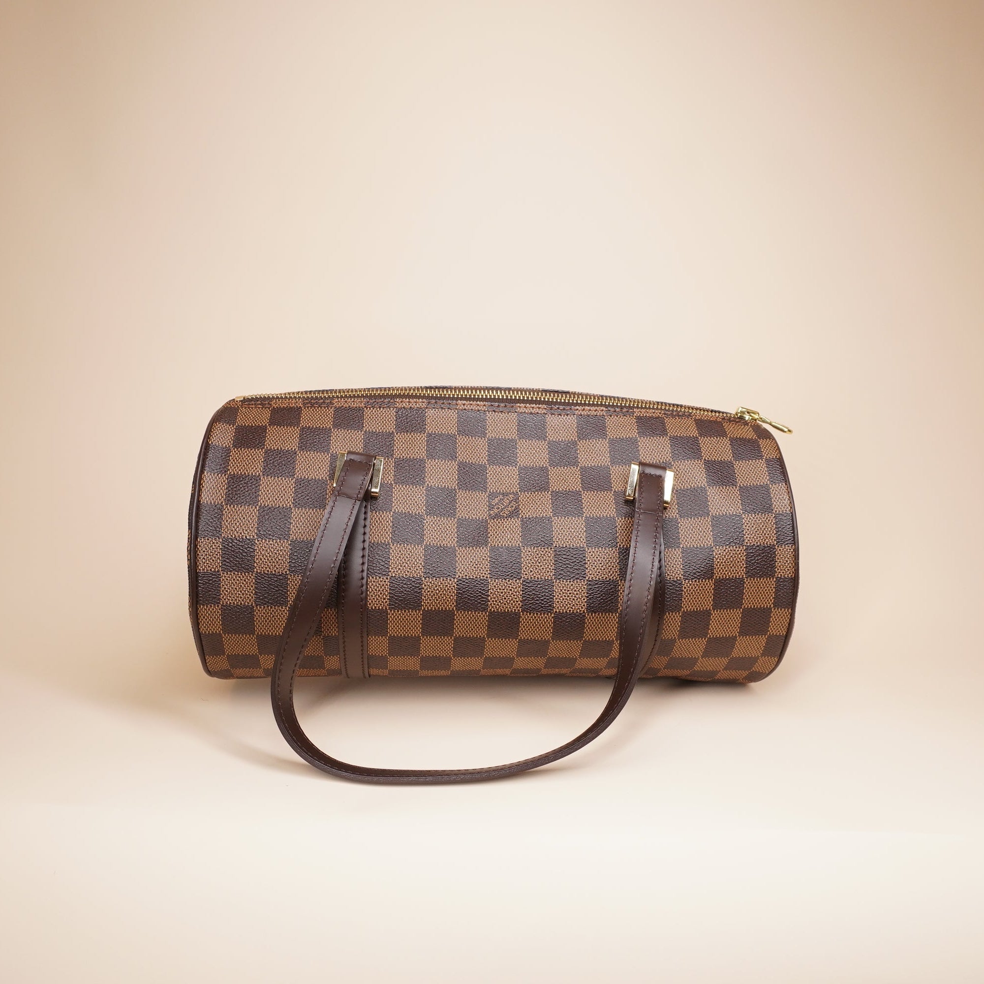 PRE-OWNED LV Papillon 30 Damier Ebene Handbag
