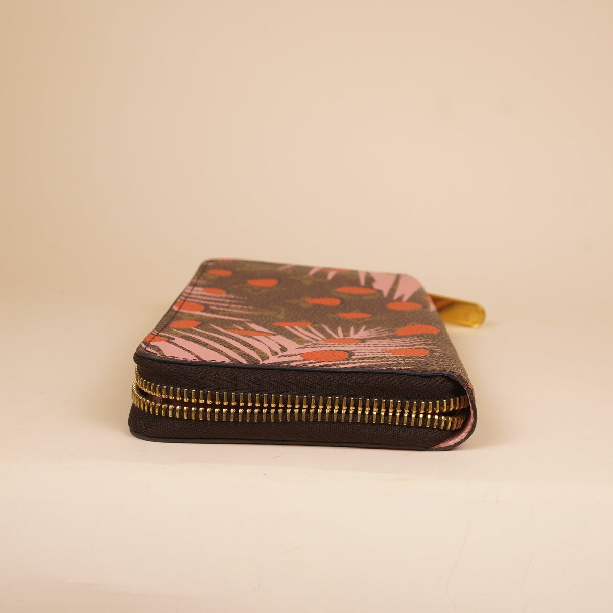 PRE-OWNED LV Monogram Jungle Dots Zippy Wallet