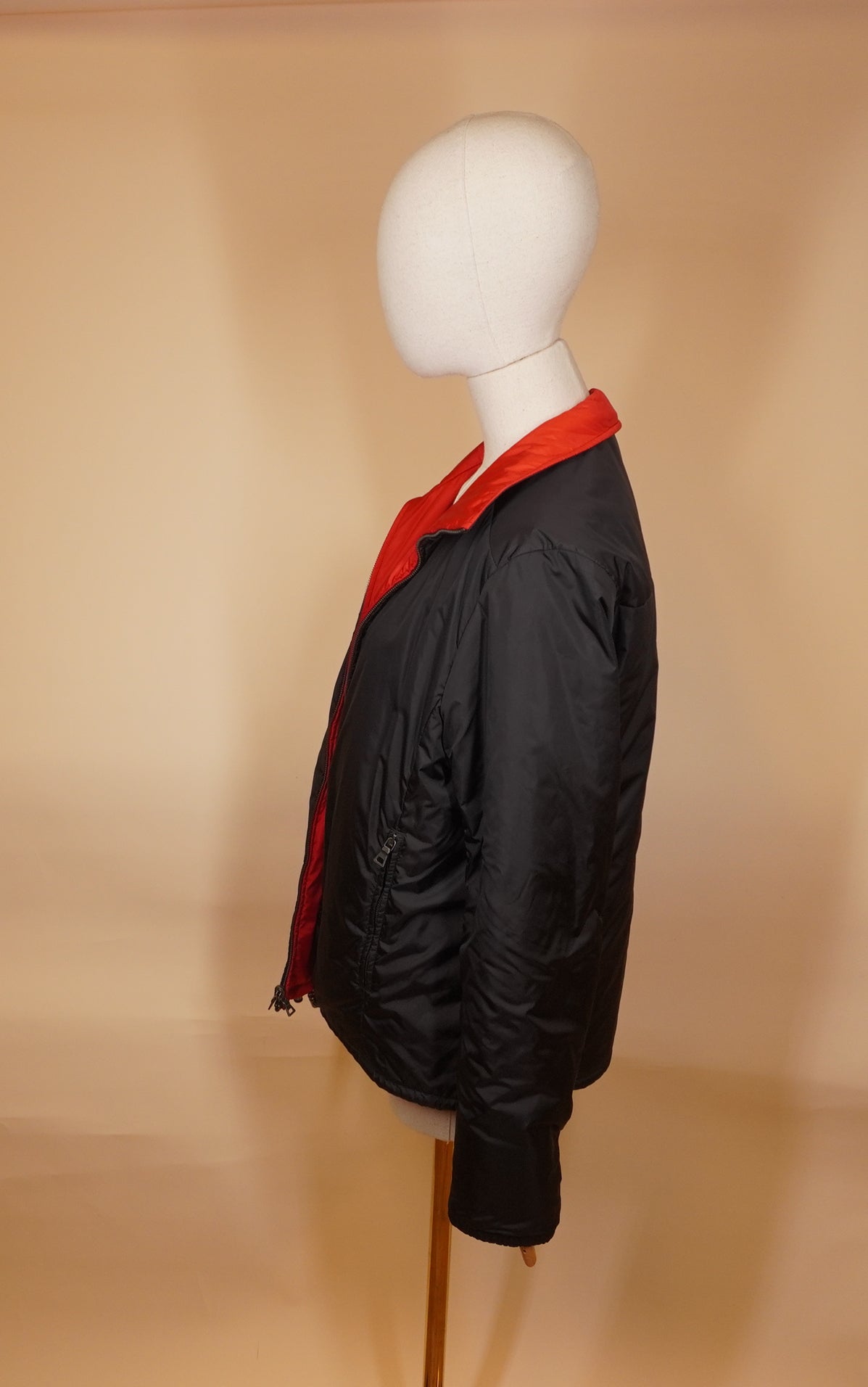 PRE-OWNED  PRADA Sport Stand-Collar Nylon Jacket SIZE large