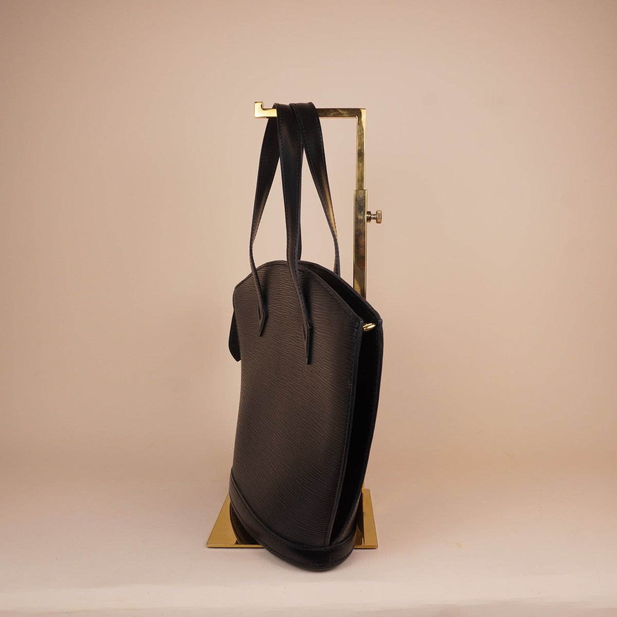 PRE-OWNED LV Epi Saint Jacques PM Black Shoulder Bag