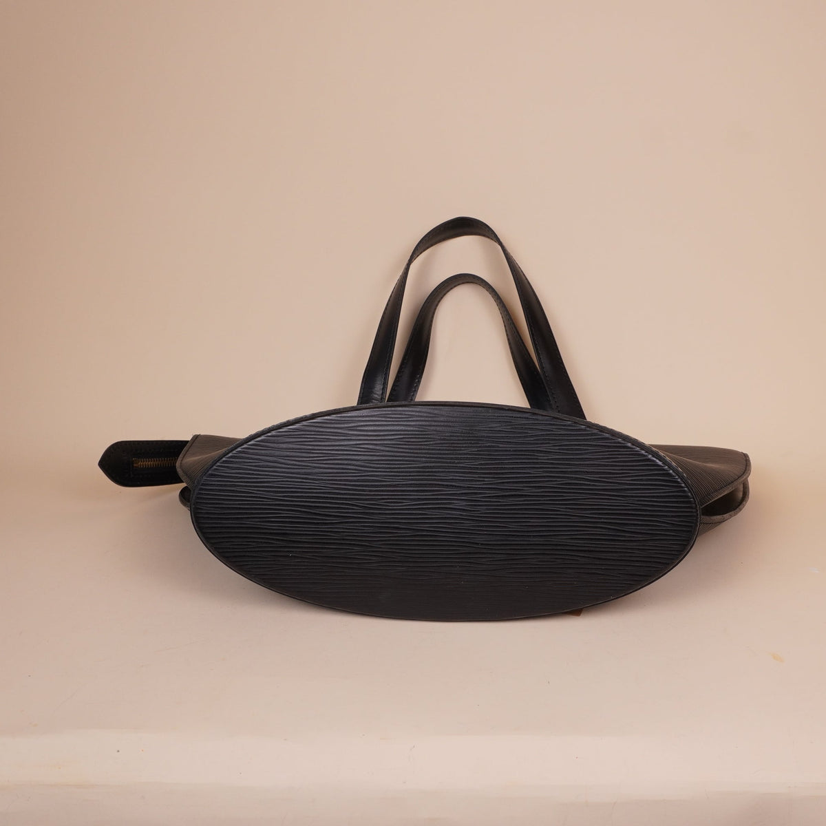 PRE-OWNED LV Epi Saint Jacques PM Black Shoulder Bag