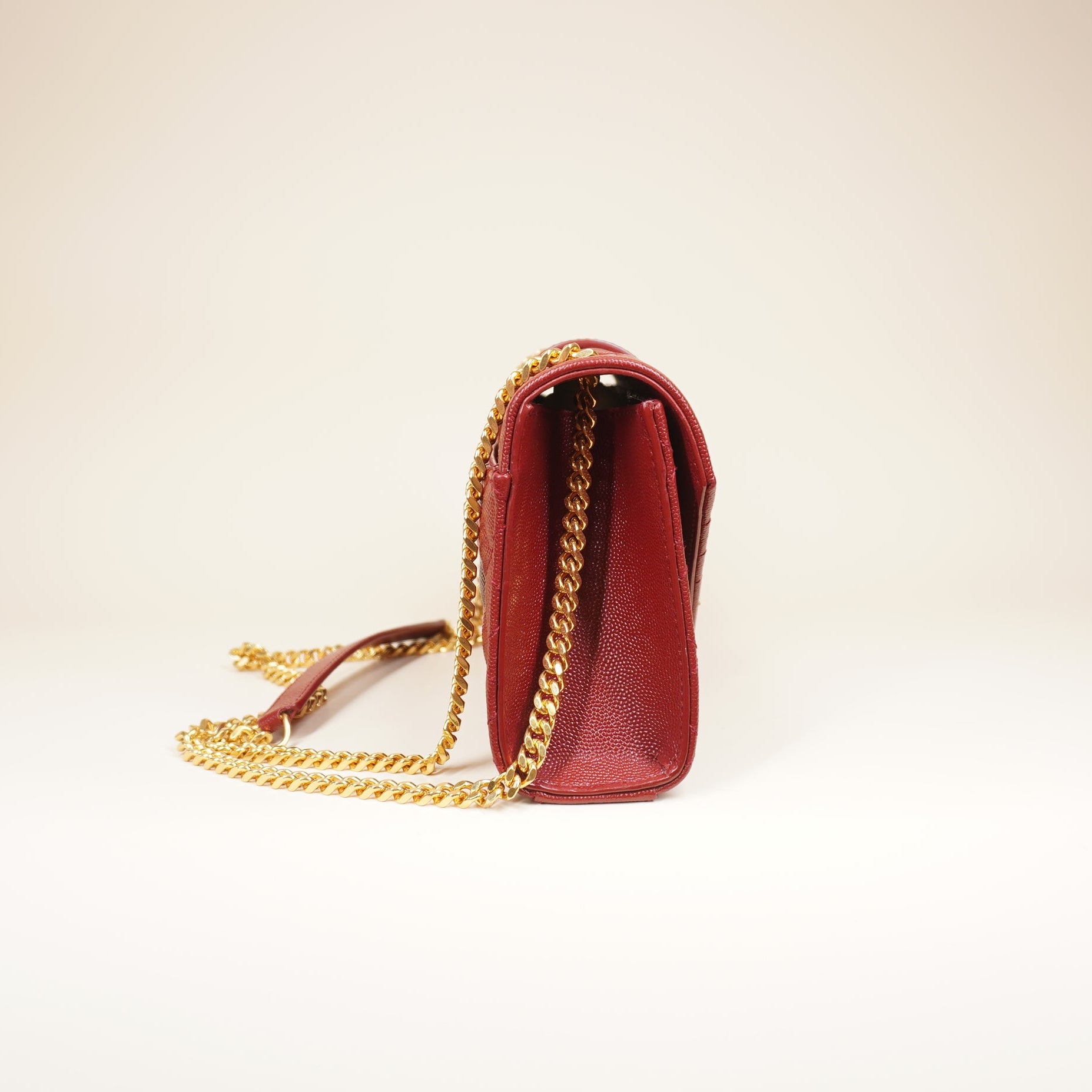 PRE-OWNED Small Grain De Poudre Triquilt Envelope Shoulder Bag