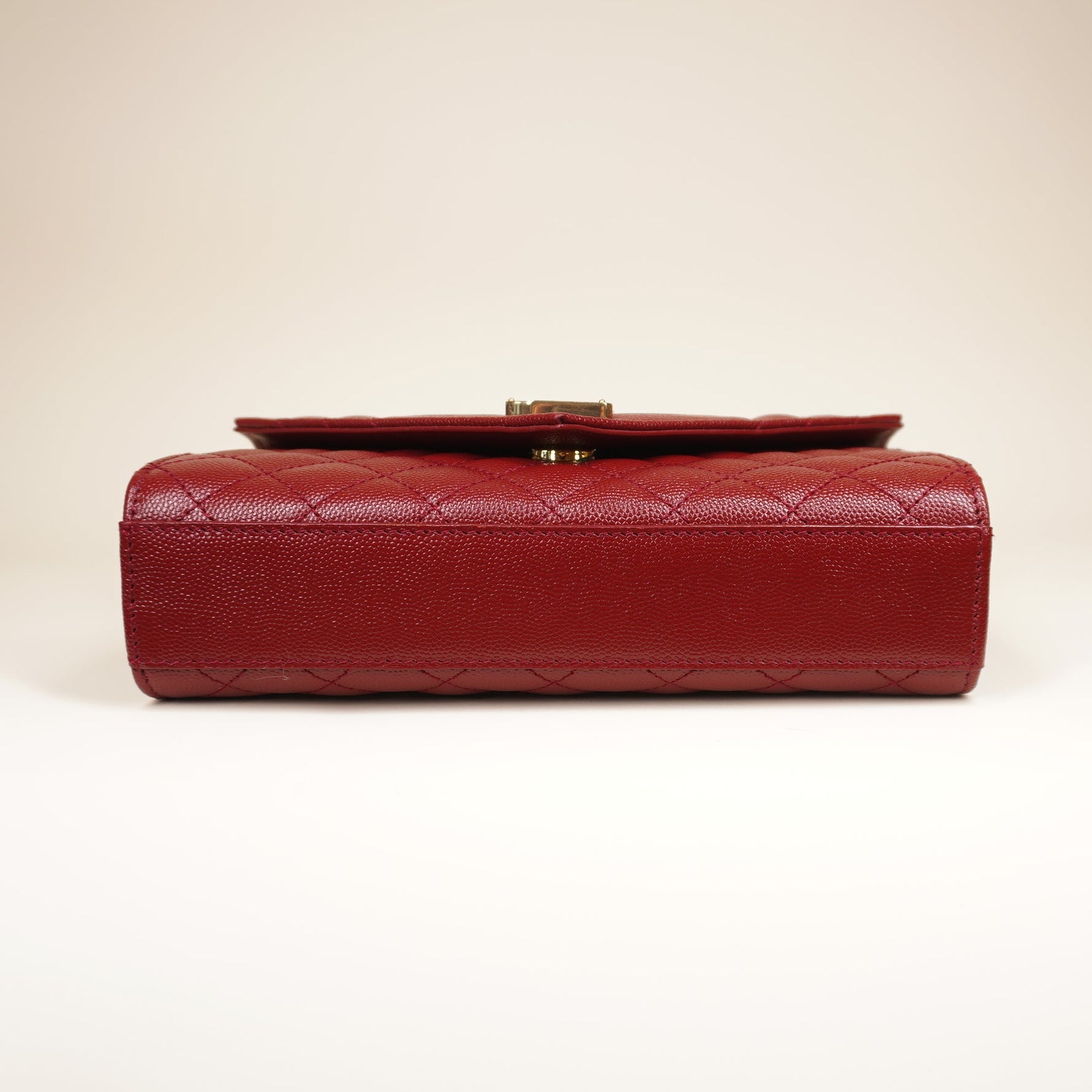 PRE-OWNED Small Grain De Poudre Triquilt Envelope Shoulder Bag