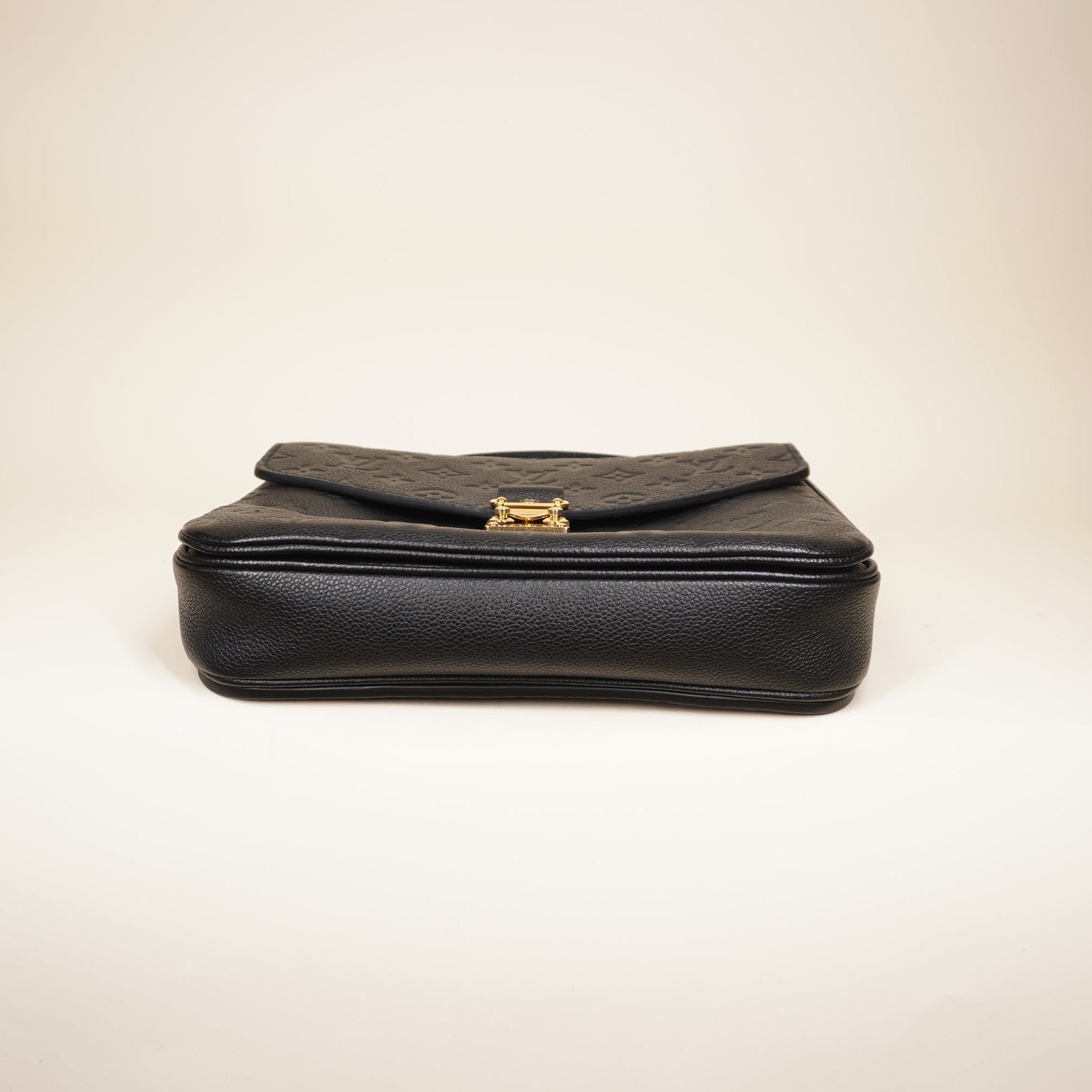 PRE-OWNED LV Pochette Métis Monogram Empreinte Black Shoulder Bag