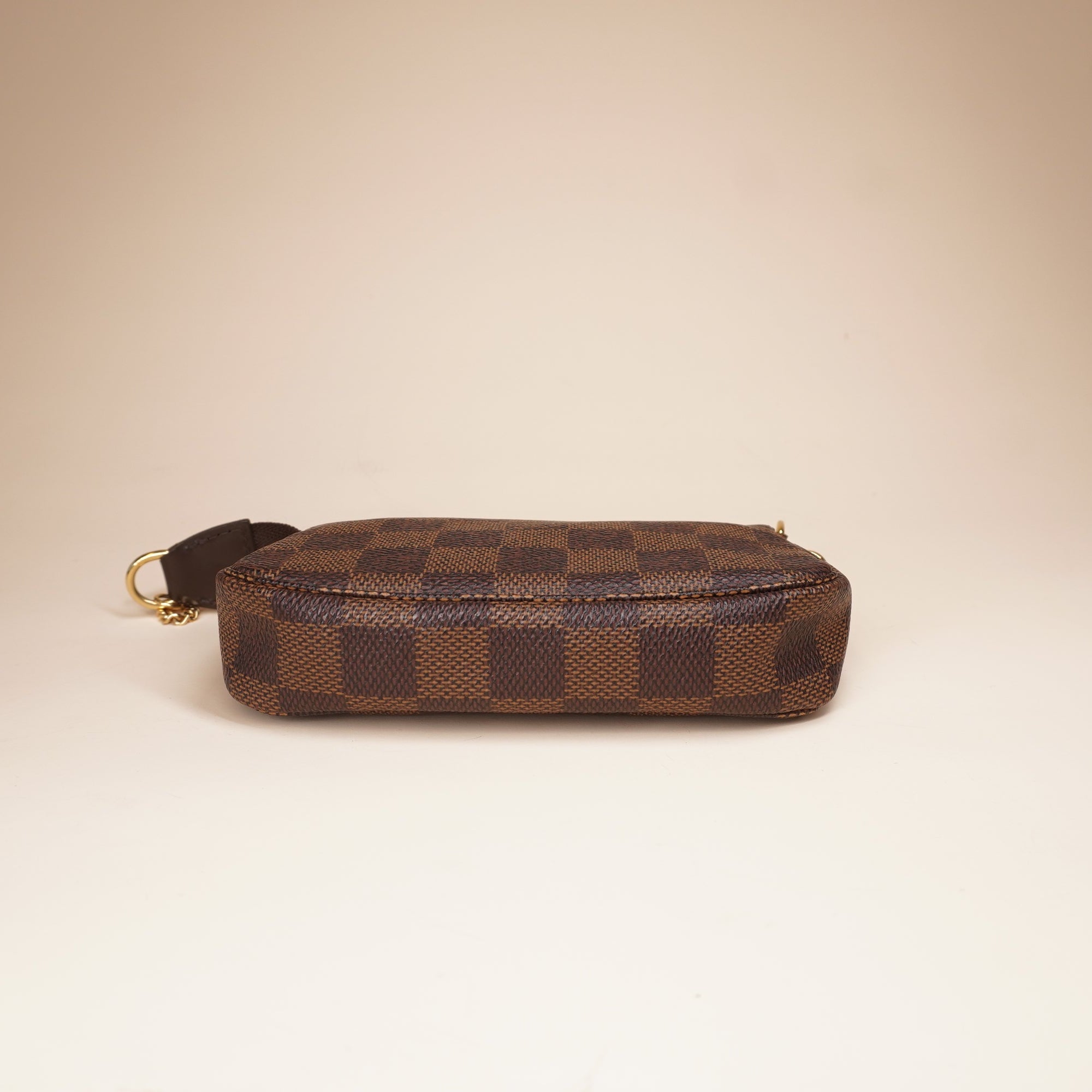 PRE-OWNED LV Damier Ebene Mini Pochette Accessories