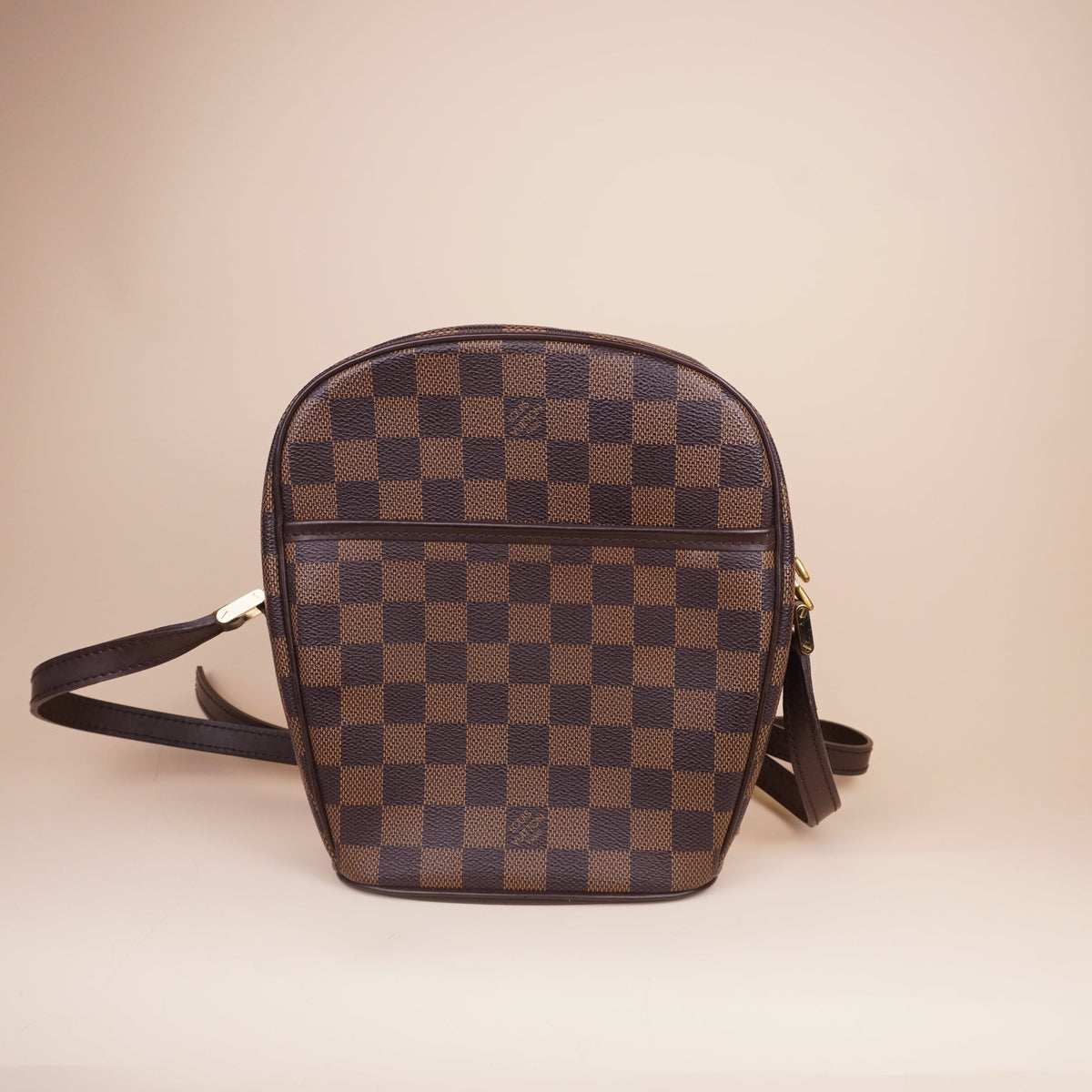 PRE-OWNED LV Ipanema PM Damier Ebene Shoulder Bag