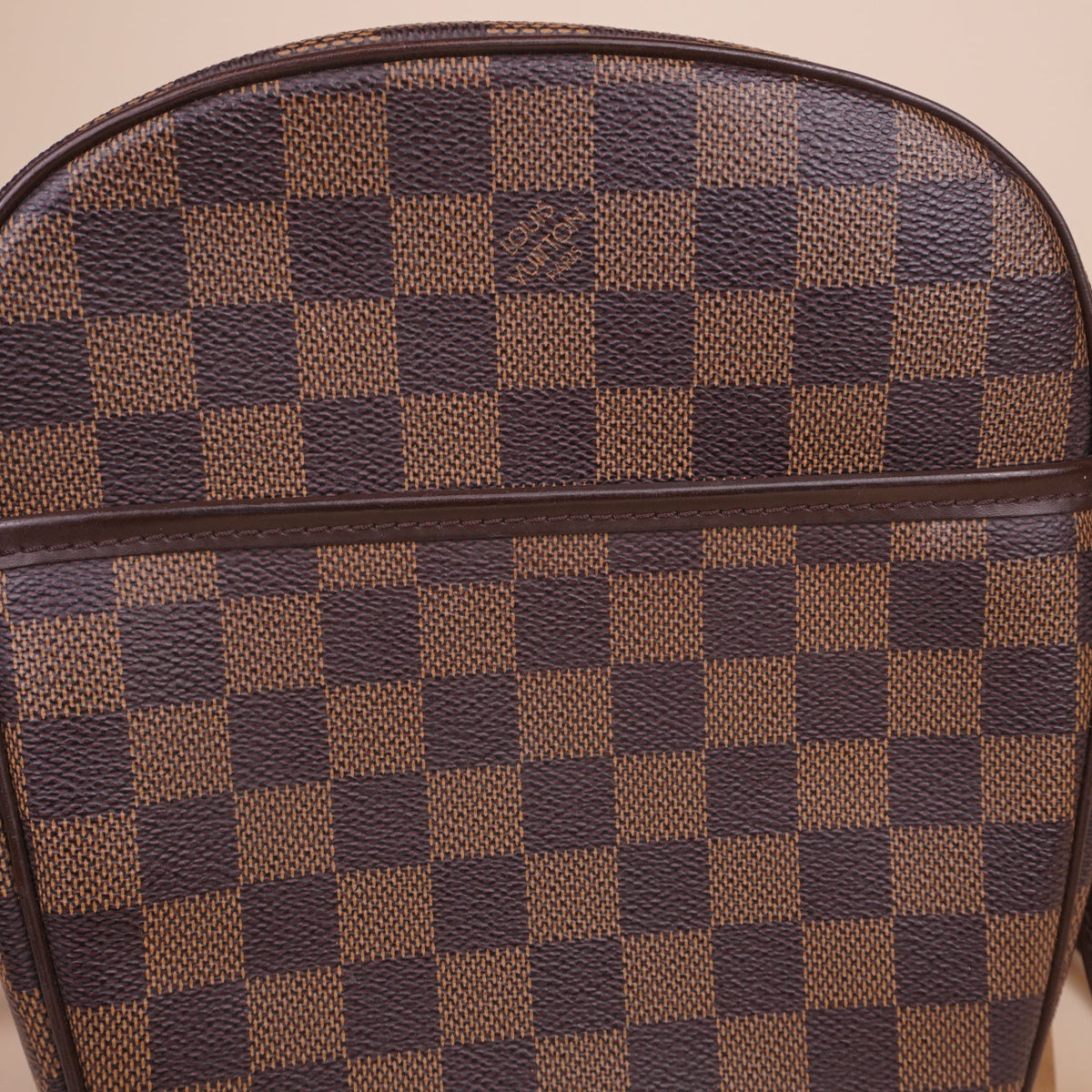 PRE-OWNED LV Ipanema PM Damier Ebene Shoulder Bag