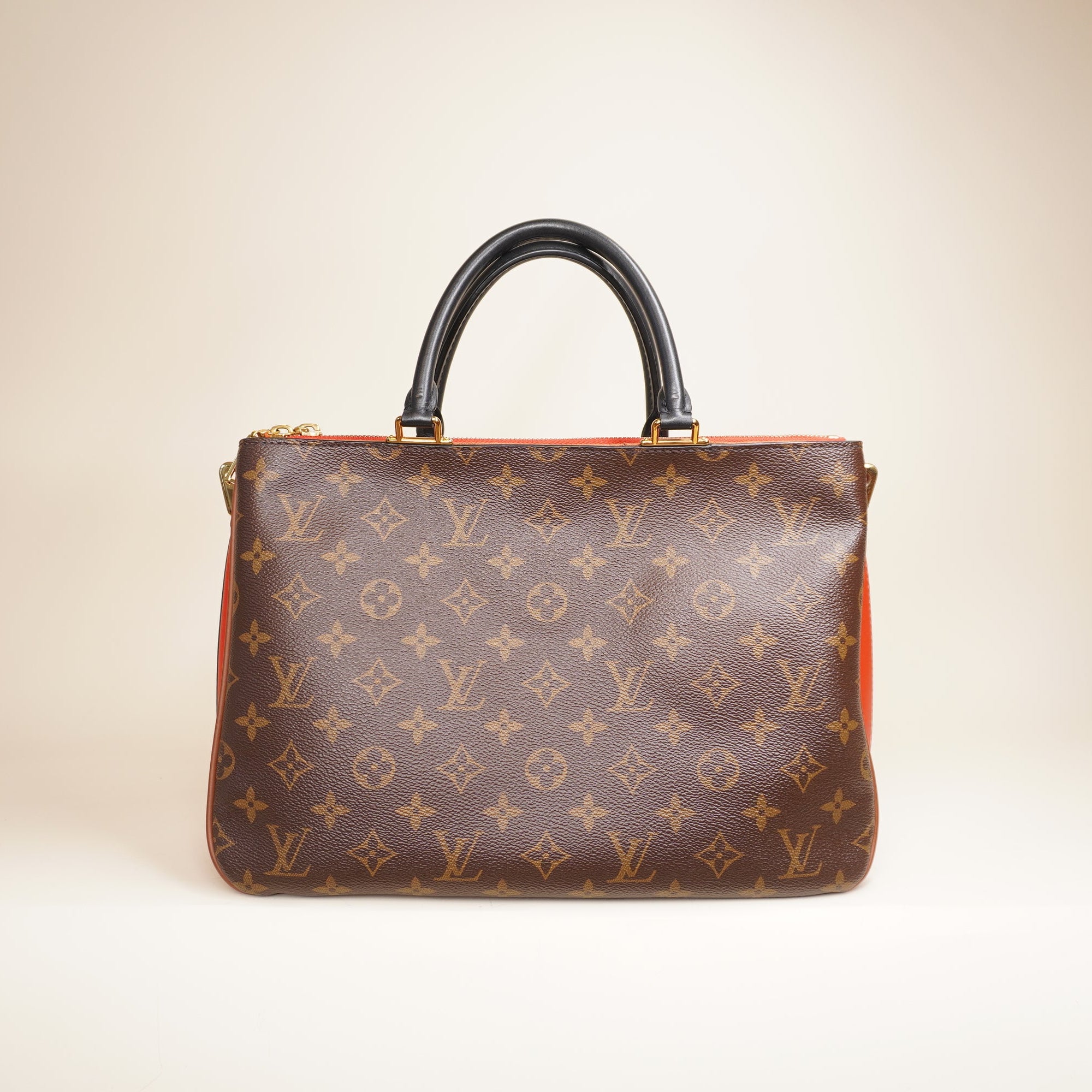 PRE-OWNED LV 2017 Monogram Millefeuille Satchel Shoulder Bag