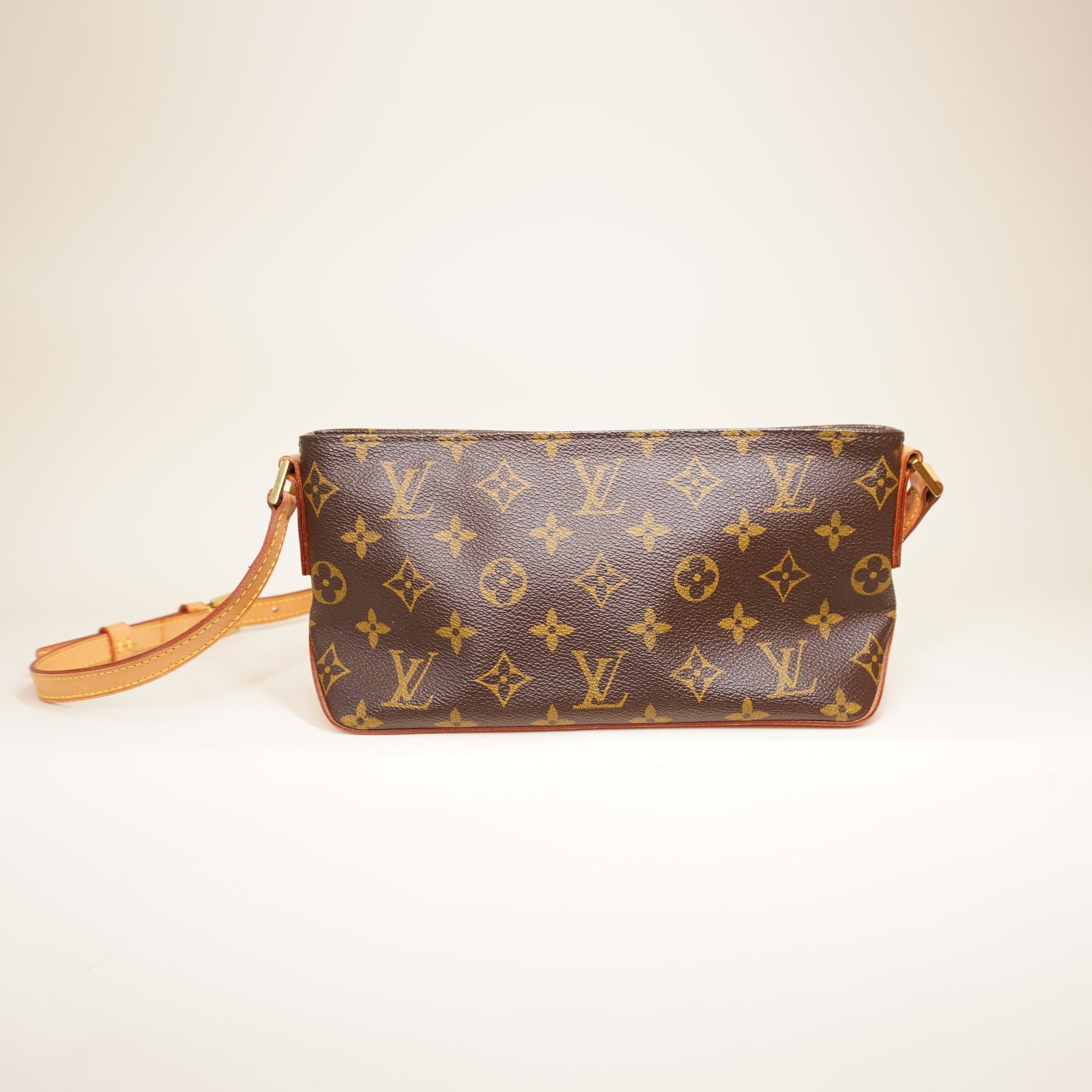 PRE-OWNED LV Monogram Trotteur Canvas Crossbody Bag