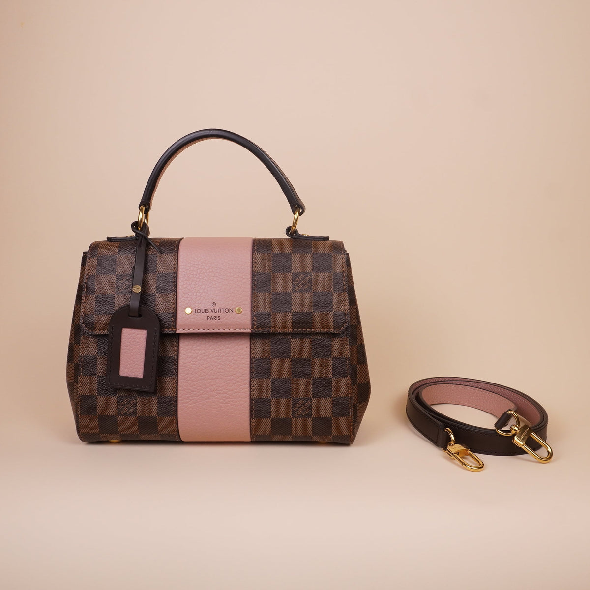 PRE-OWNED LV Magnolia Damier Canvas Bond Street Bag