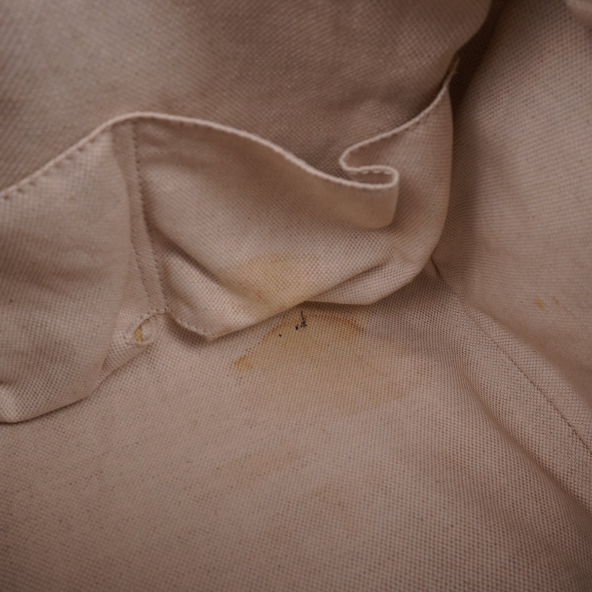 PRE-OWNED GG Beige Canvas Boston Shoulder Bag