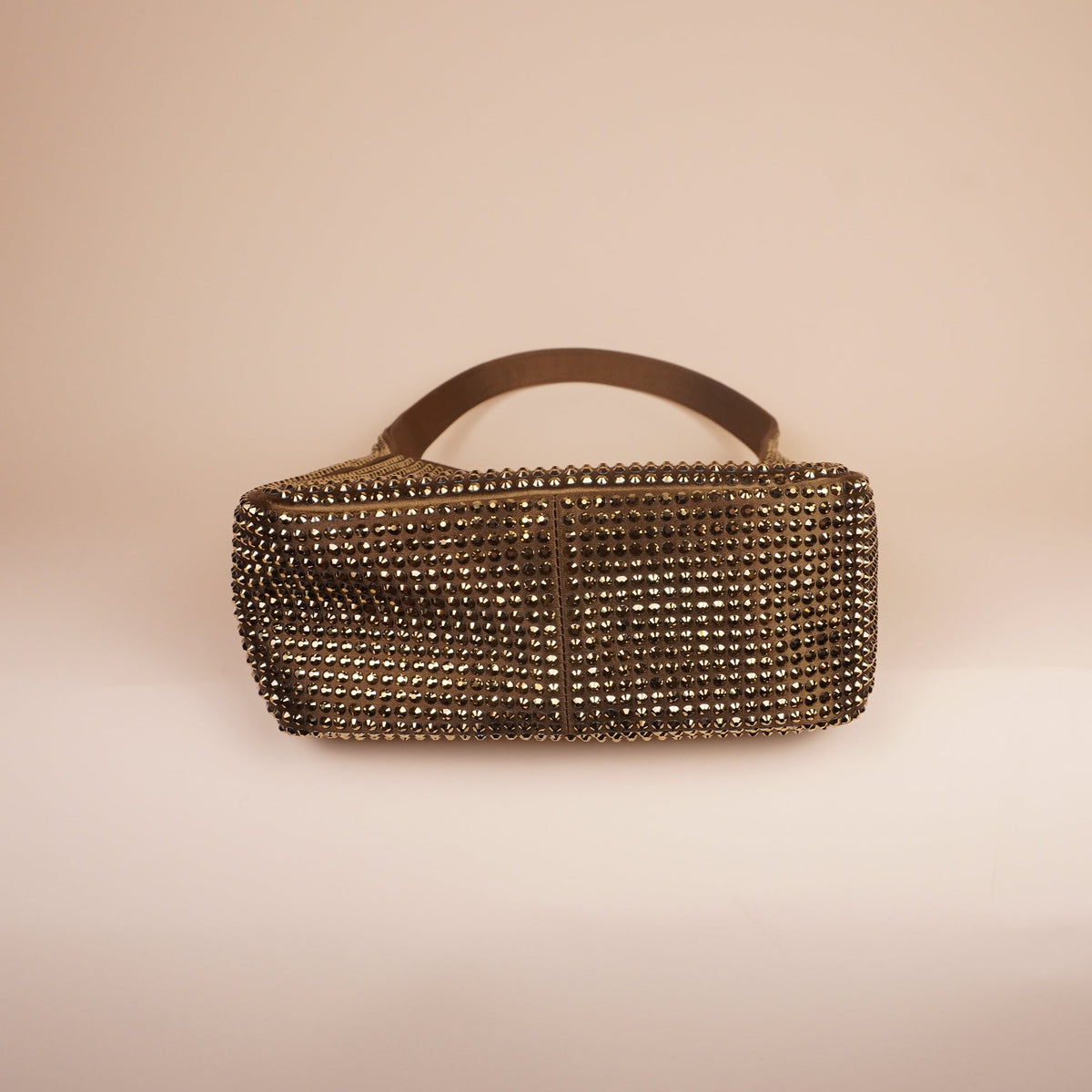 PRE-OWNED Satin Crystal Baby Le 5 A 7 Supple Hobo Astres