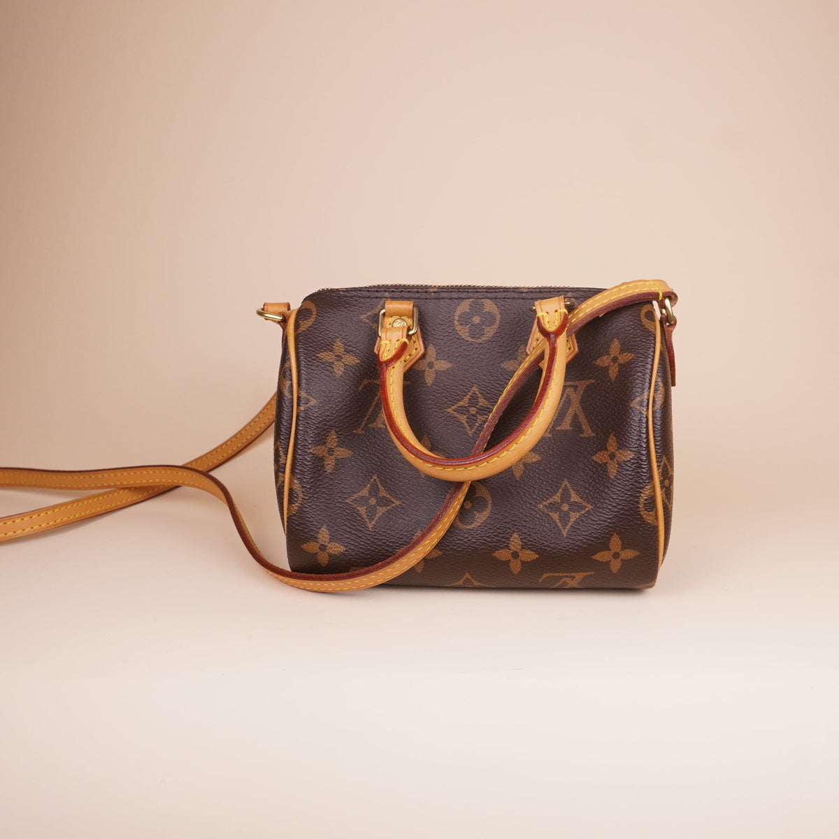 PRE-OWNED LV Monogram Nano Speedy