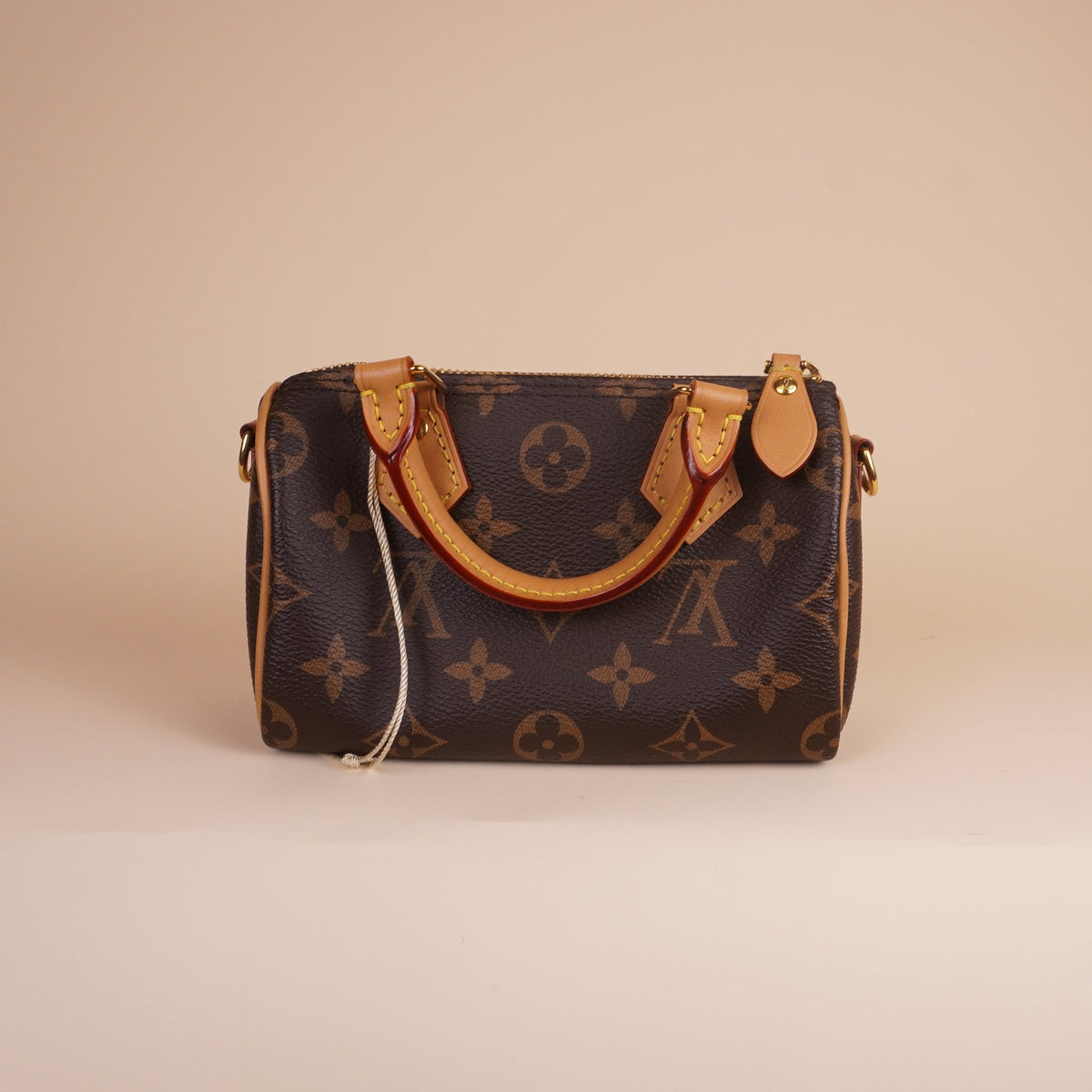 PRE-OWNED LV Monogram Canvas Nano Speedy Bandouliere