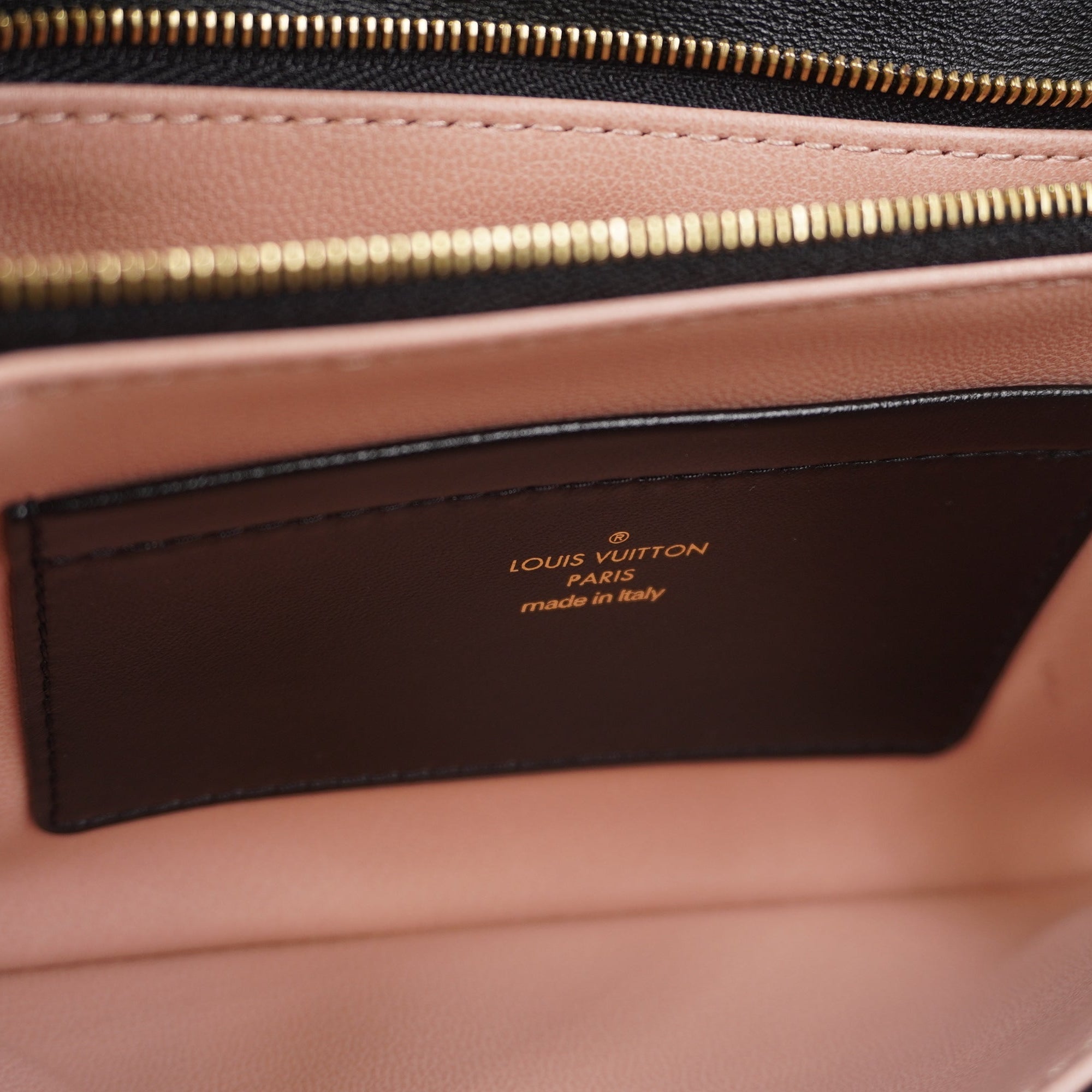 PRE-OWNED LV Monogram Embossed Pochette Coussin Shoulder Bag