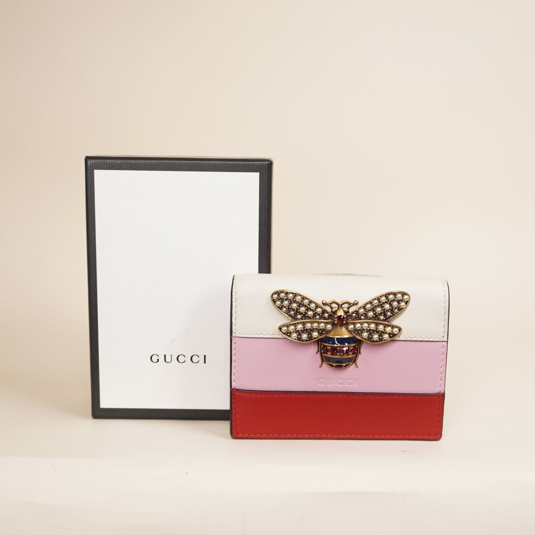 PRE-OWNED GG Queen Margaret Card Holder