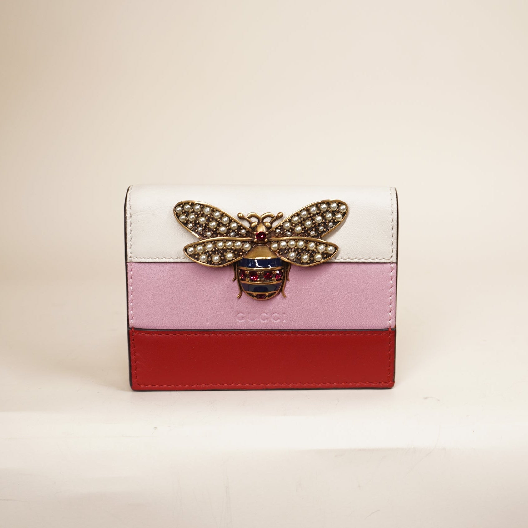 PRE-OWNED GG Queen Margaret Card Holder