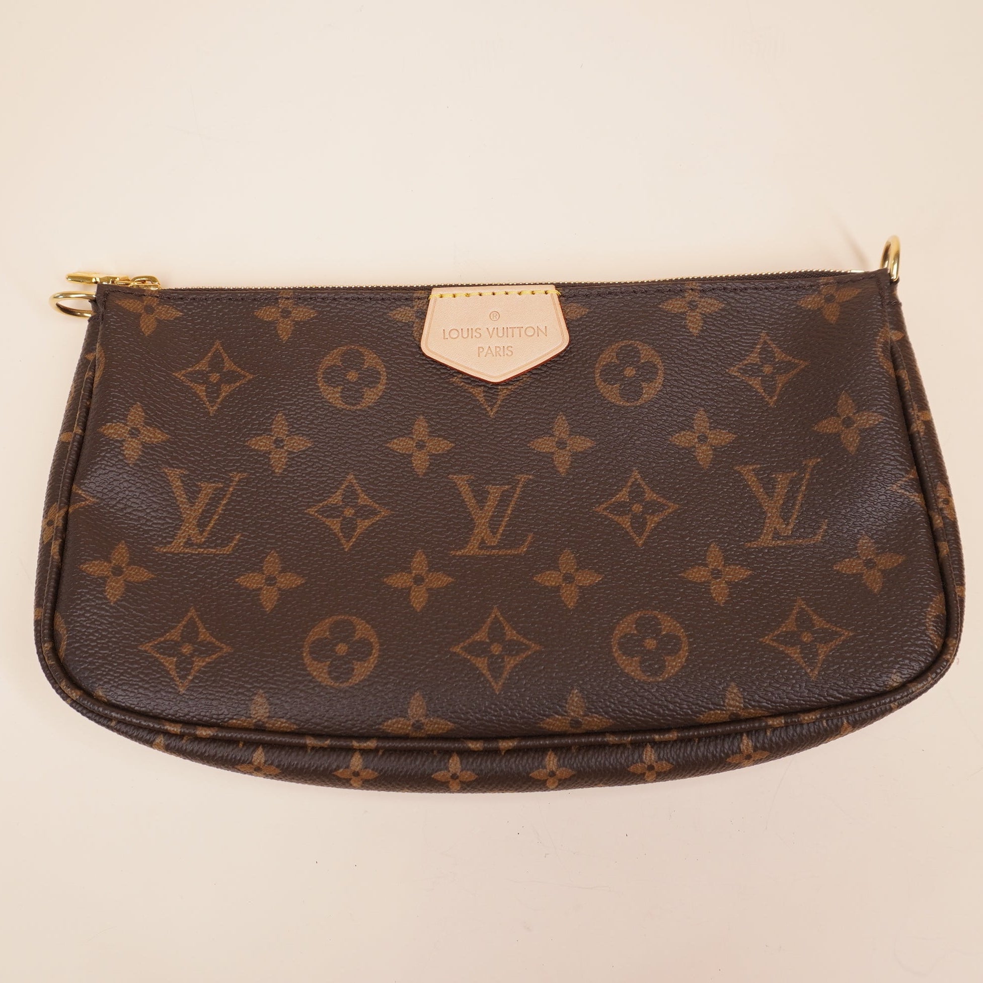 PRE-OWNED LV Monogram Canvas Multipochette Accessories Crossbody Bag