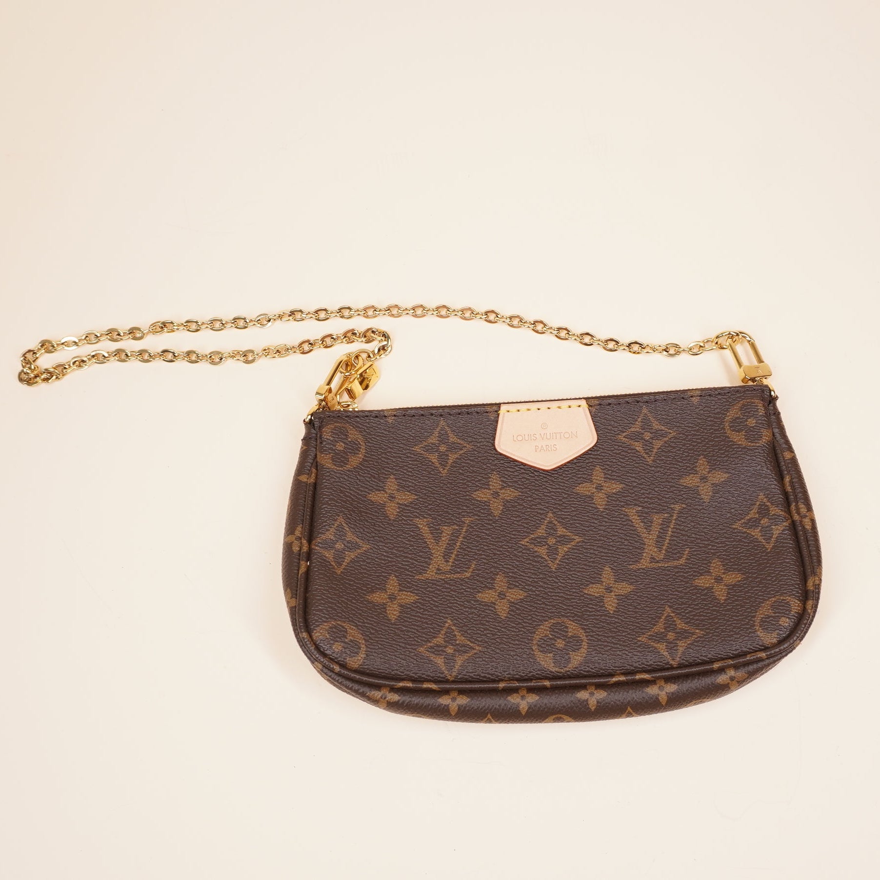 PRE-OWNED LV Monogram Canvas Multipochette Accessories Crossbody Bag