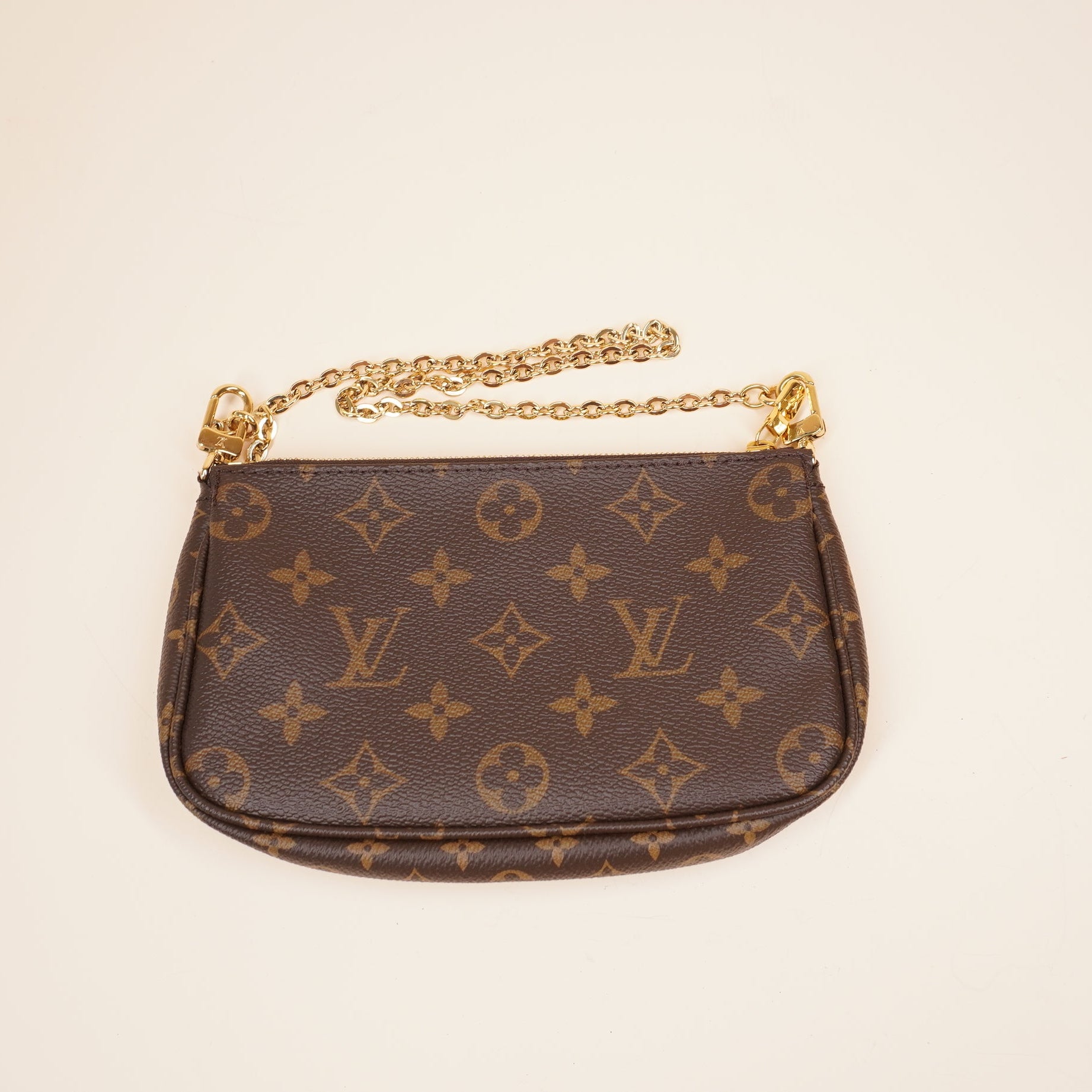 PRE-OWNED LV Monogram Canvas Multipochette Accessories Crossbody Bag