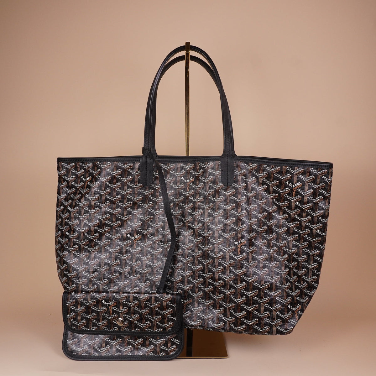 PRE-OWNED Saint Louis GM Black Tote Bag