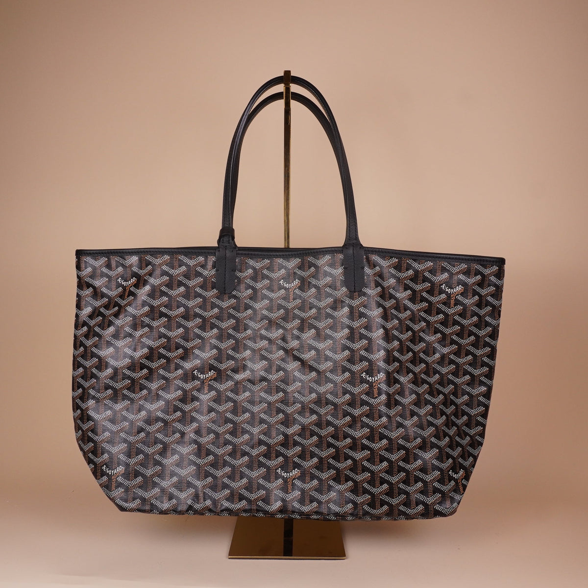 PRE-OWNED Saint Louis GM Black Tote Bag