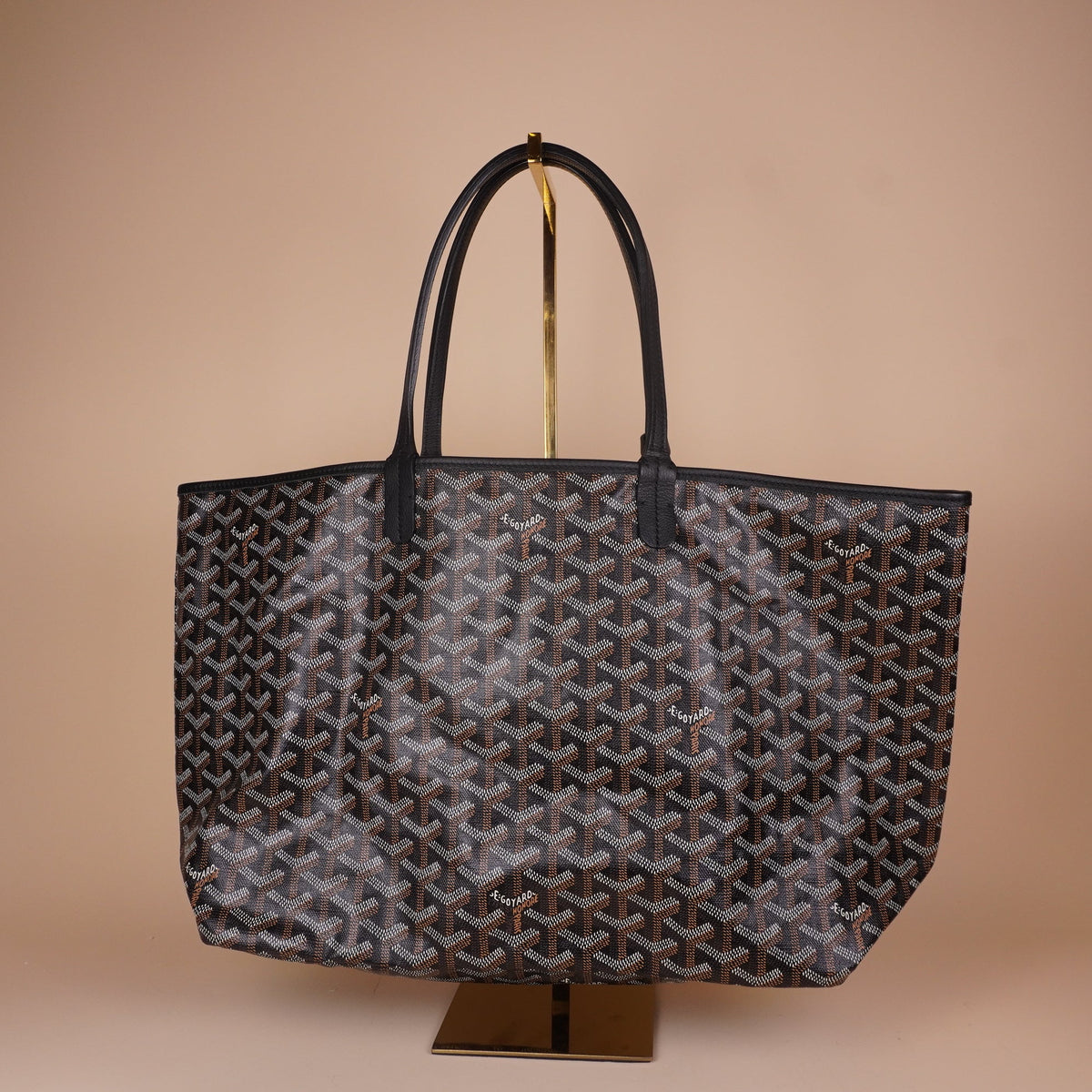 PRE-OWNED Saint Louis GM Black Tote Bag