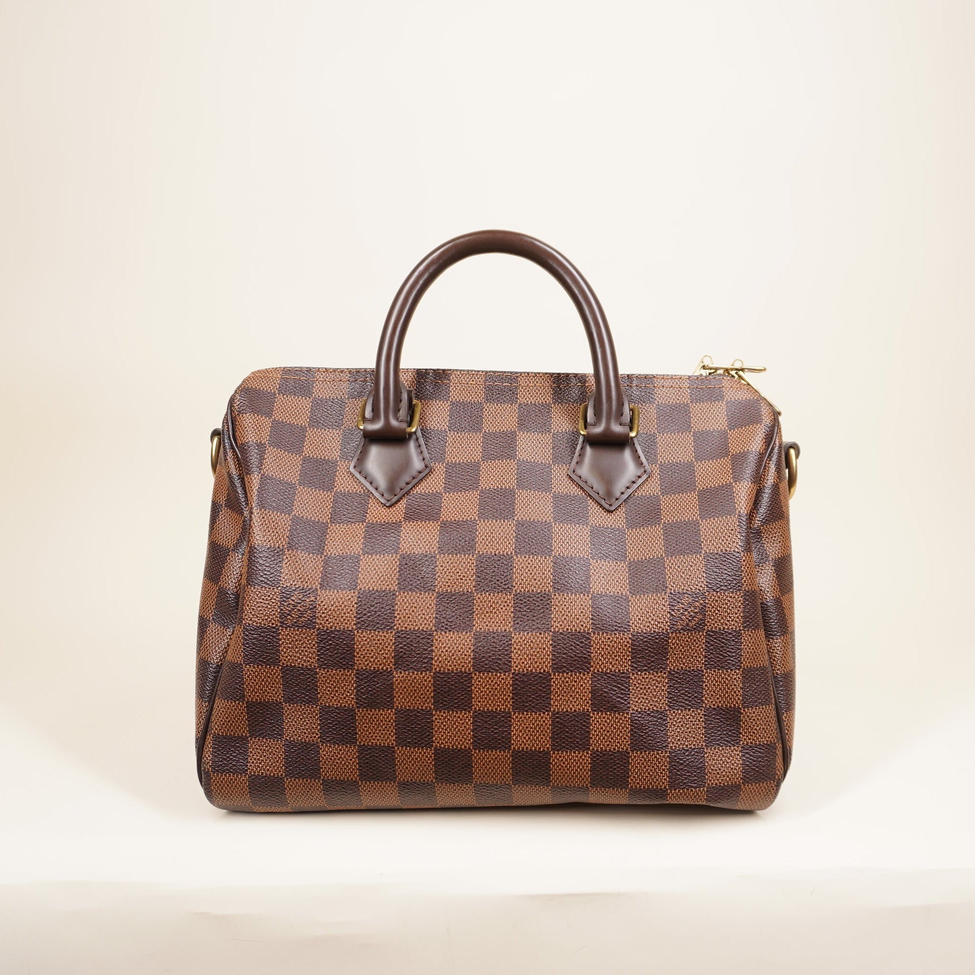 PRE-OWNED LV Damier Ebene Canvas Speedy 25 Bandouliere