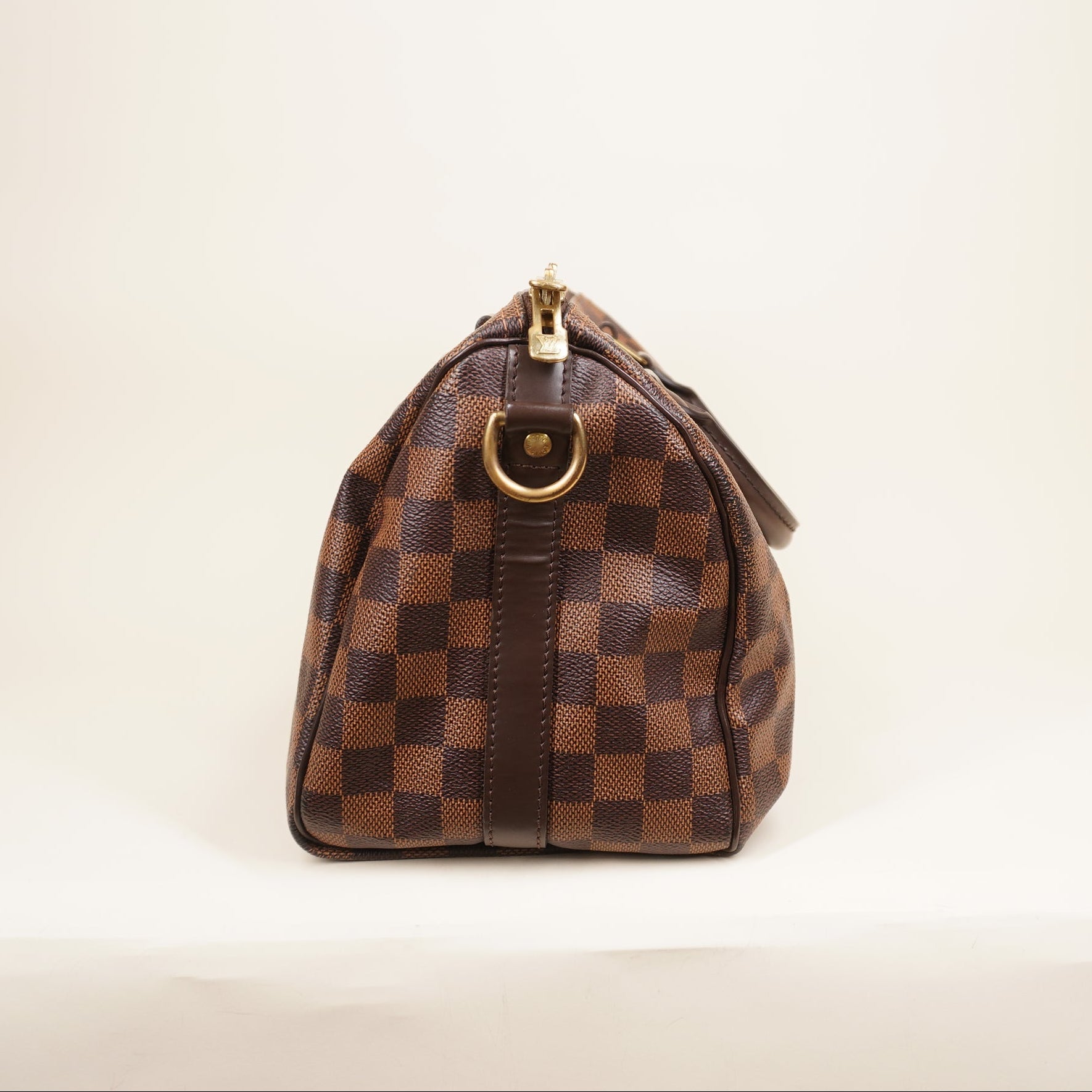 PRE-OWNED LV Damier Ebene Canvas Speedy 25 Bandouliere
