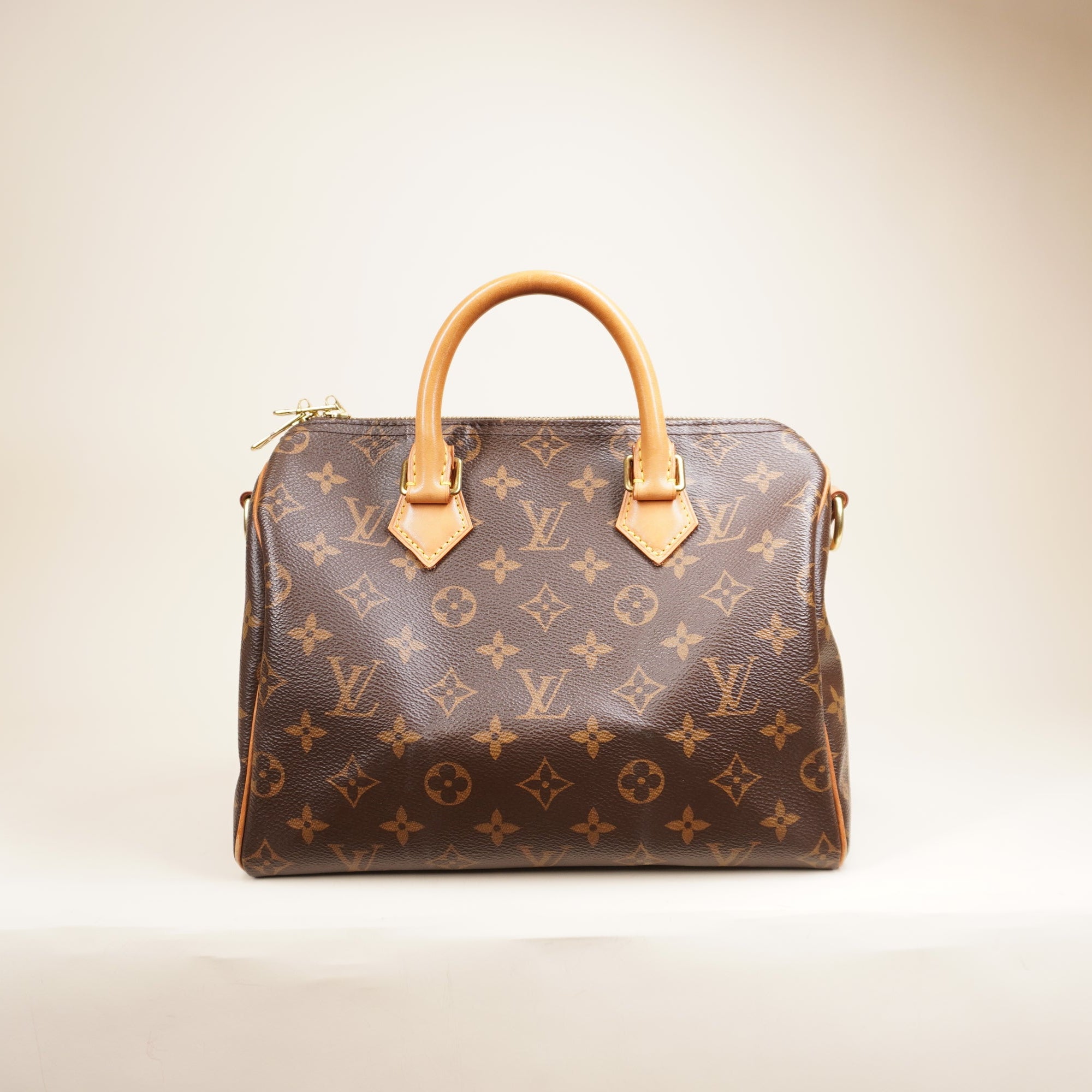 PRE-OWNED LV Monogram Canvas Speedy 25 Bandouliere