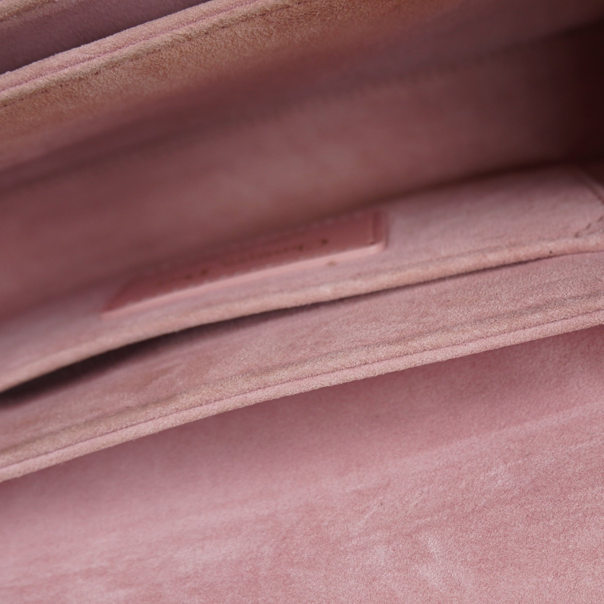 PRE-OWNED Leather Ligth Pink 30 Montaigne Shoulder Bag