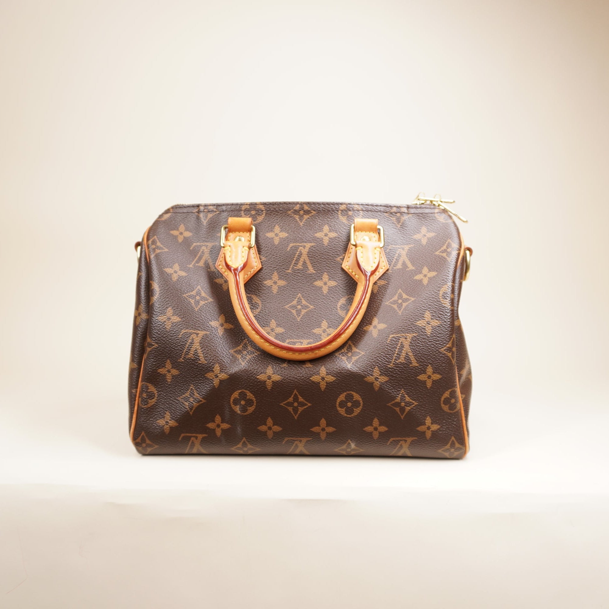 PRE-OWNED LV Monogram Canvas Speedy 25 Bandouliere