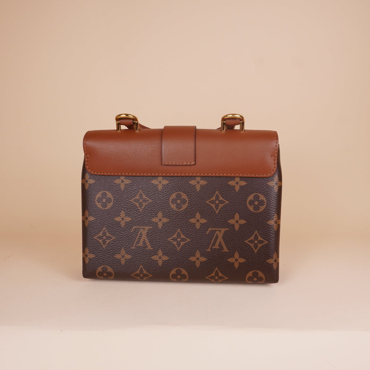 PRE-OWNED LV Locky BB Monogram Canvas Top Handle Bag