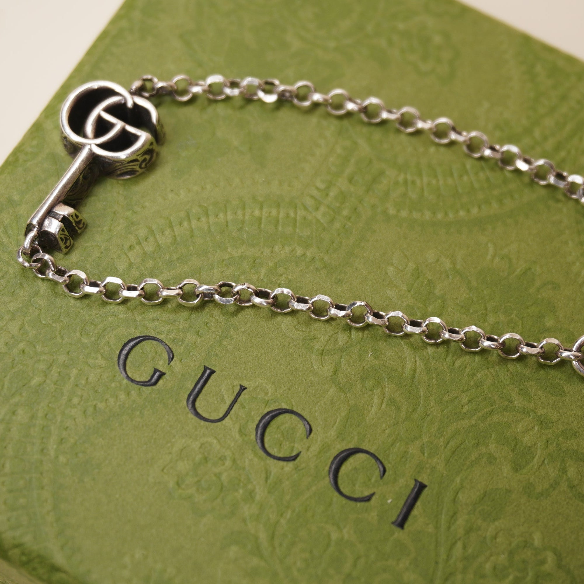 PRE-OWNED Double G Bracelet Silver