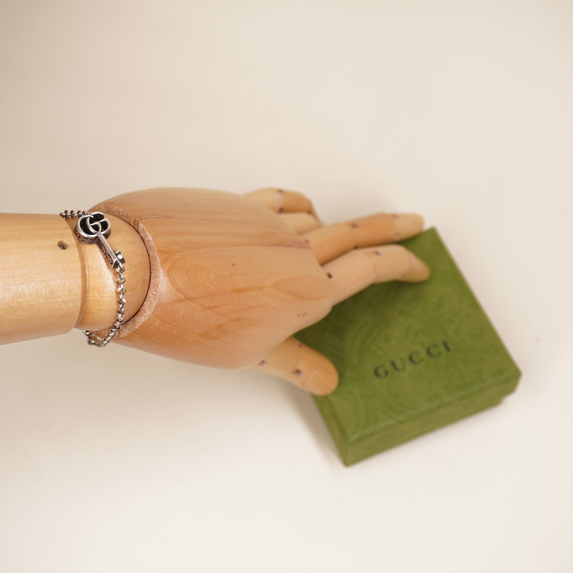 PRE-OWNED Double G Bracelet Silver